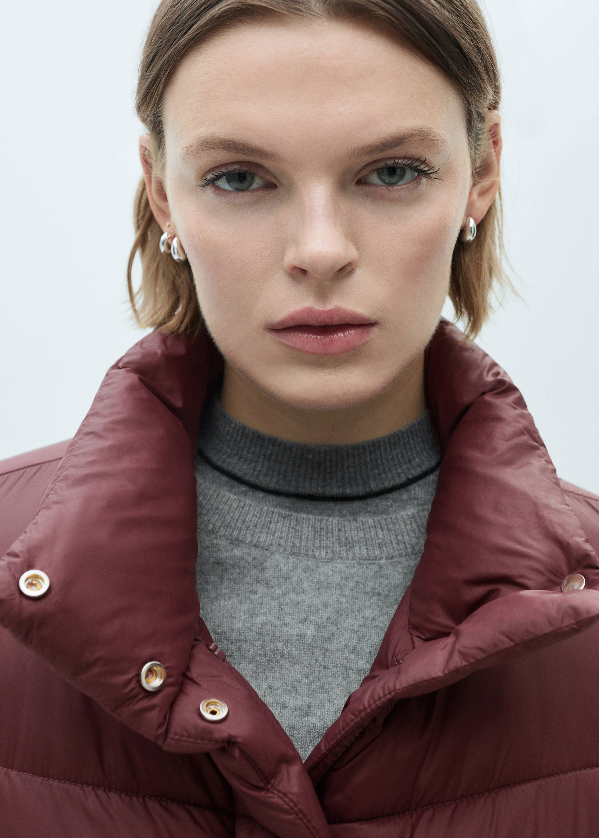 Короткий стеганый анорак - Деталь изделия 1