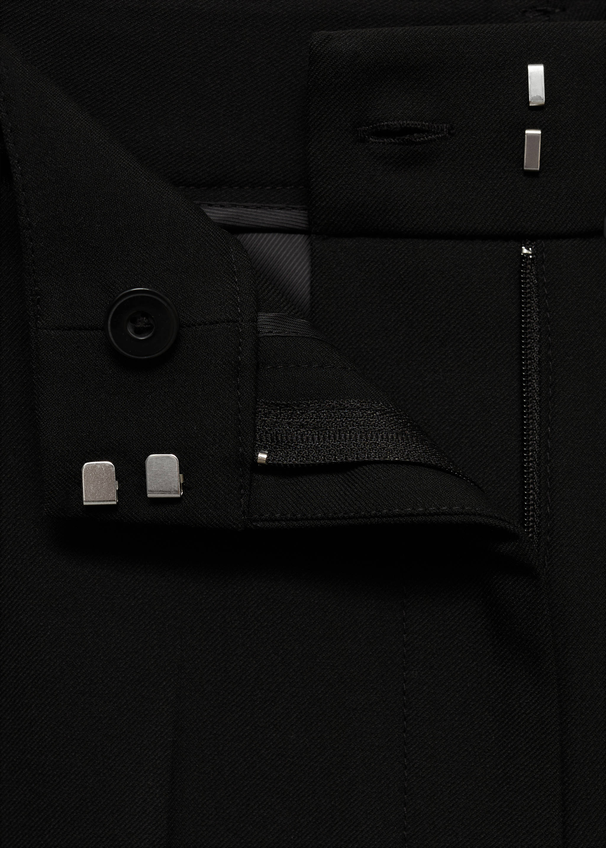 Soepelvallende straight-fit broek - Detail van het artikel 0