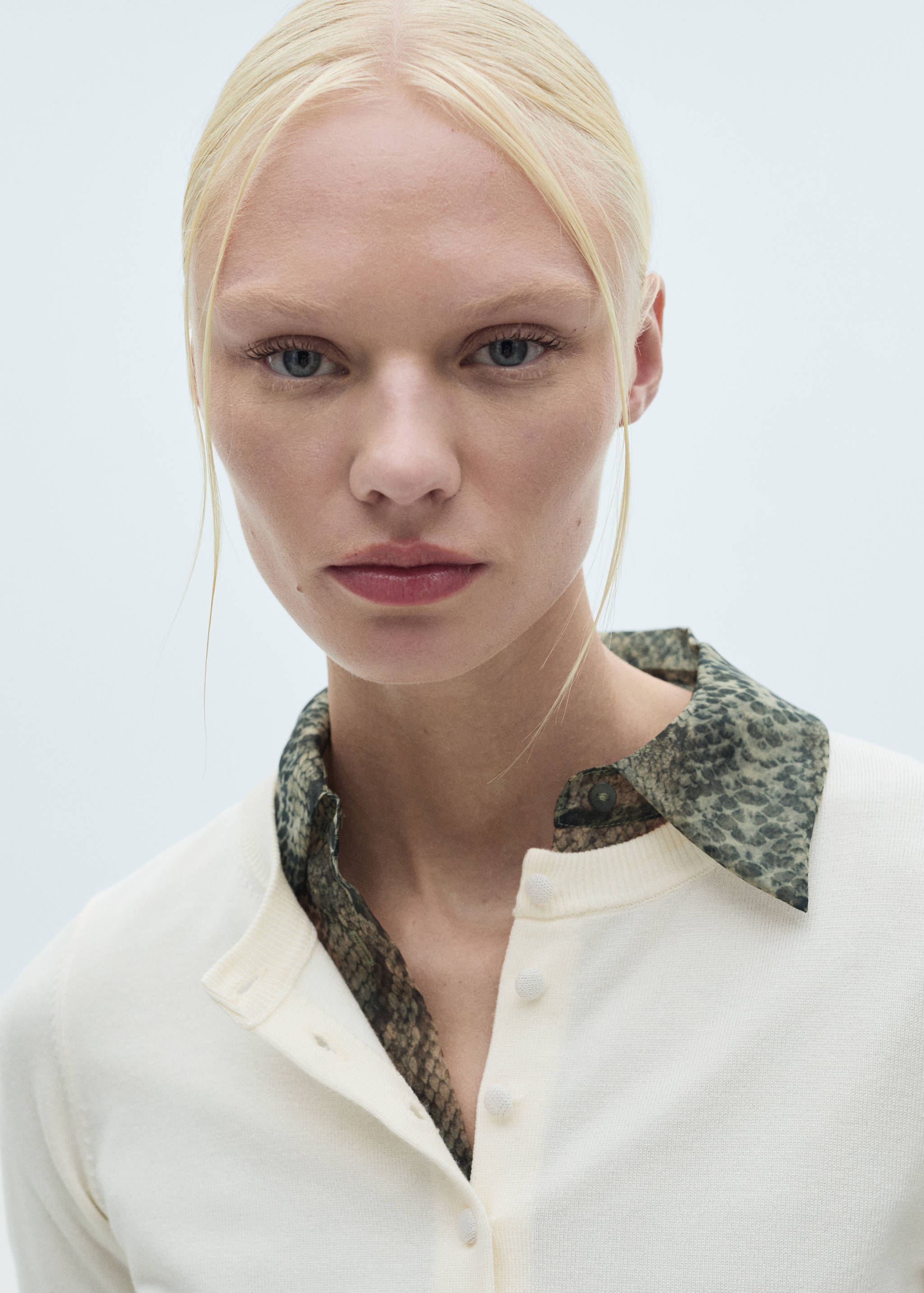 Fine-knit cardigan - Details of the article 1