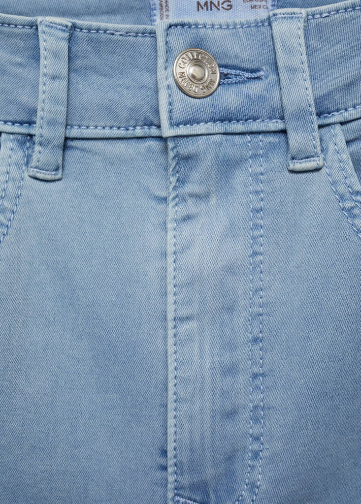 Flared trousers — China Blue