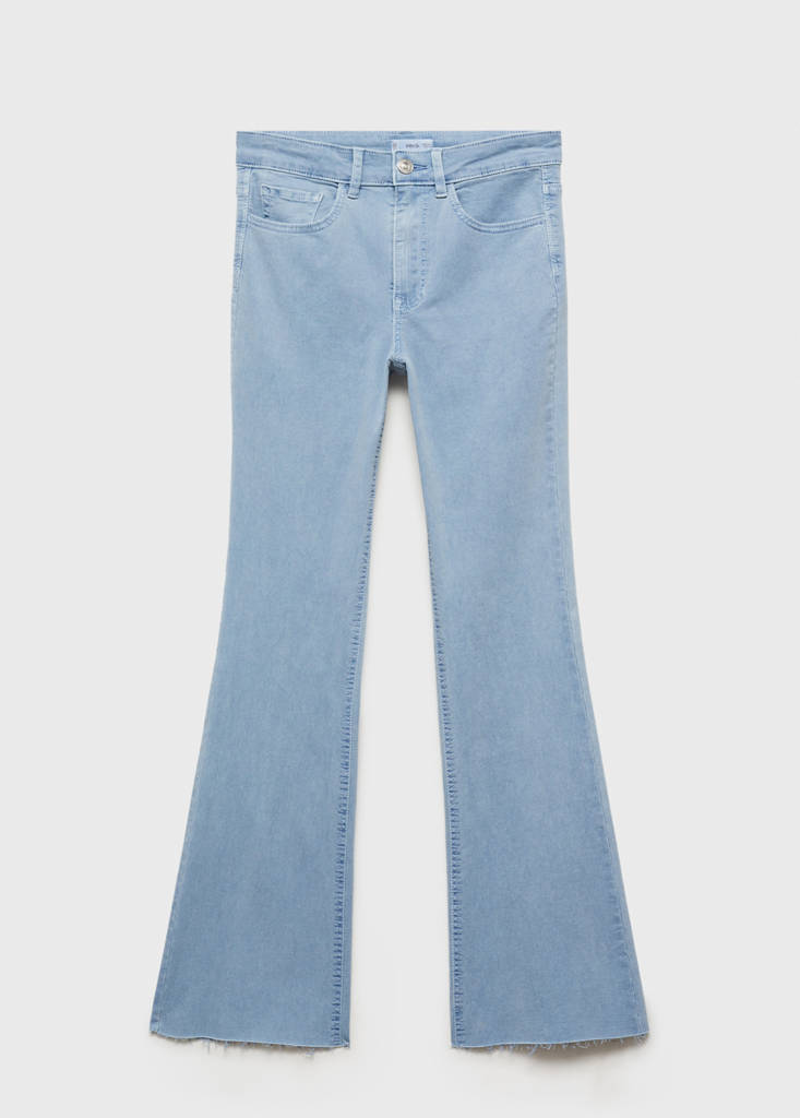 Flared trousers — China Blue