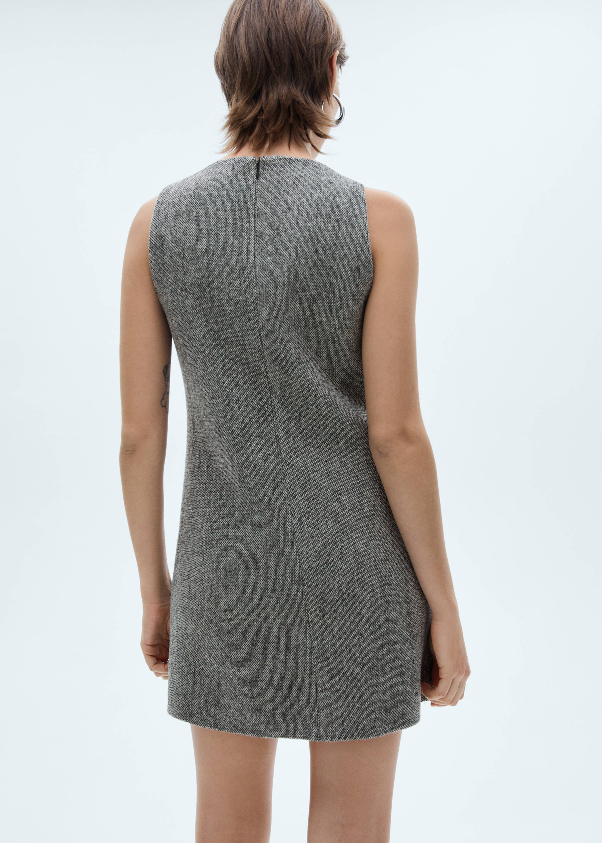 Wool dress with buckle detail - Reverse of the article