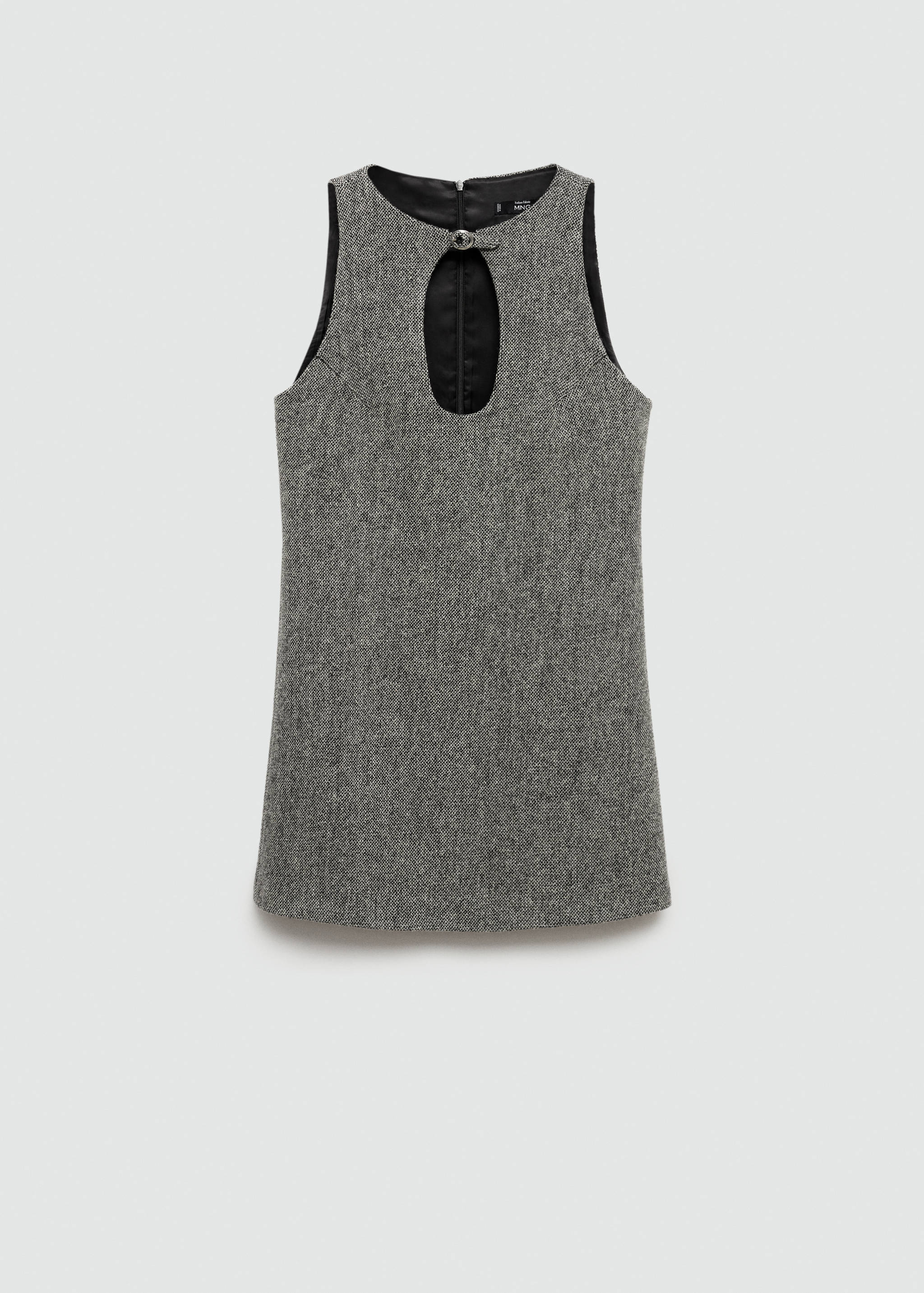 Wool dress with buckle detail - Article without model