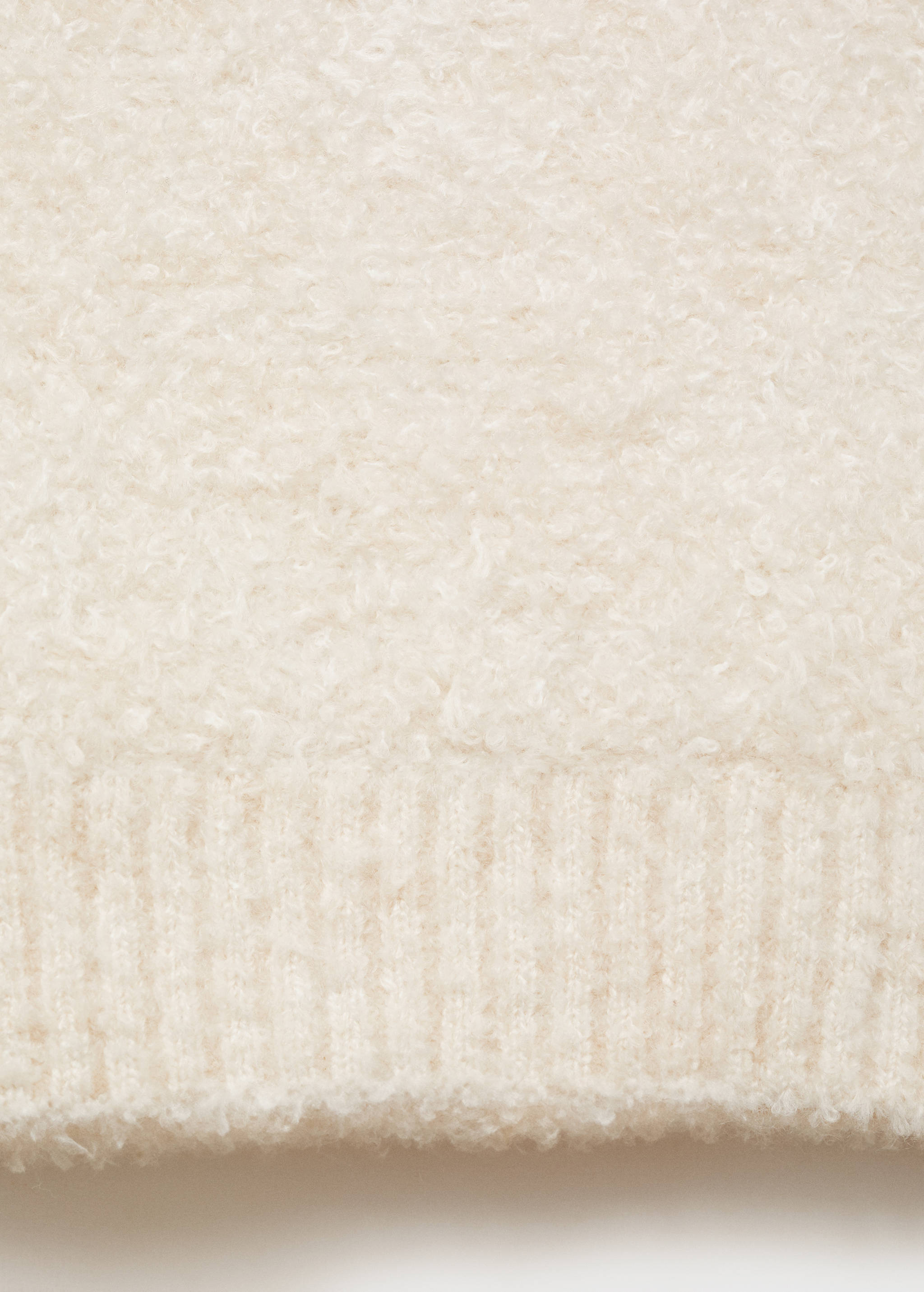 Polo-neck sweater with rhinestones - Details of the article 0