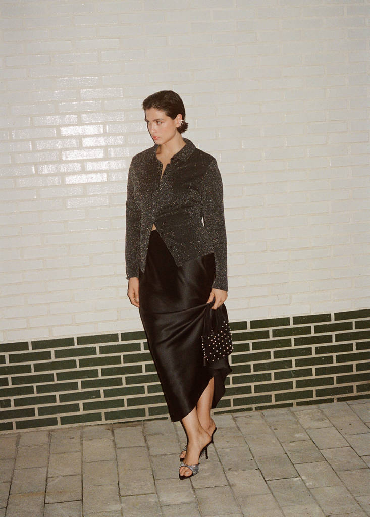 Lurex knitted shirt - thumbnail 7