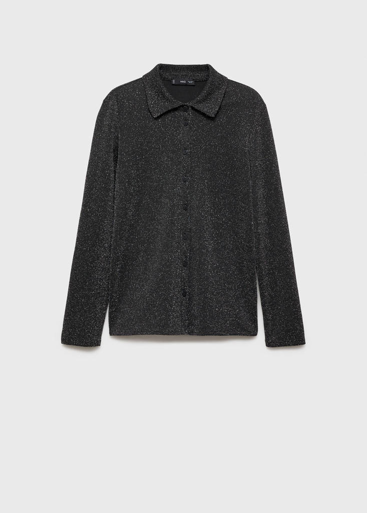 Lurex knitted shirt - thumbnail 4