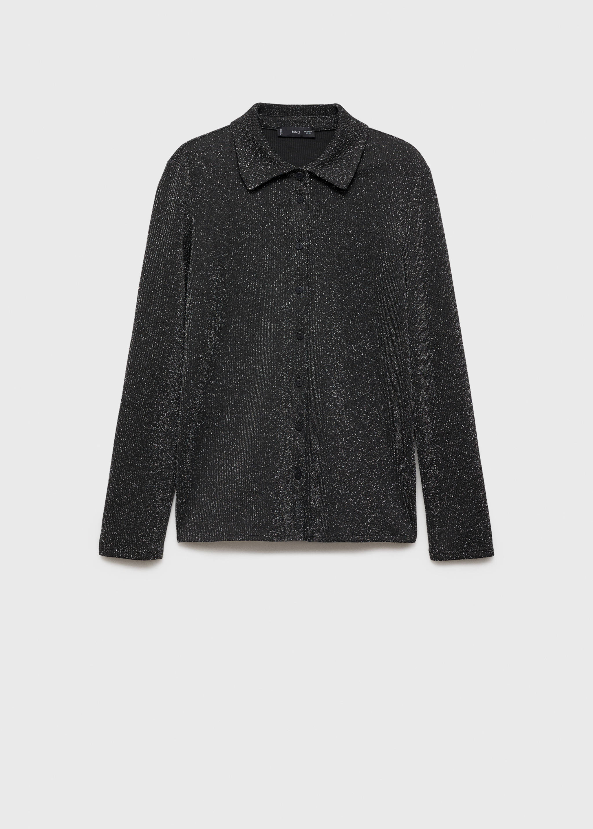 Lurex knitted shirt - Article without model