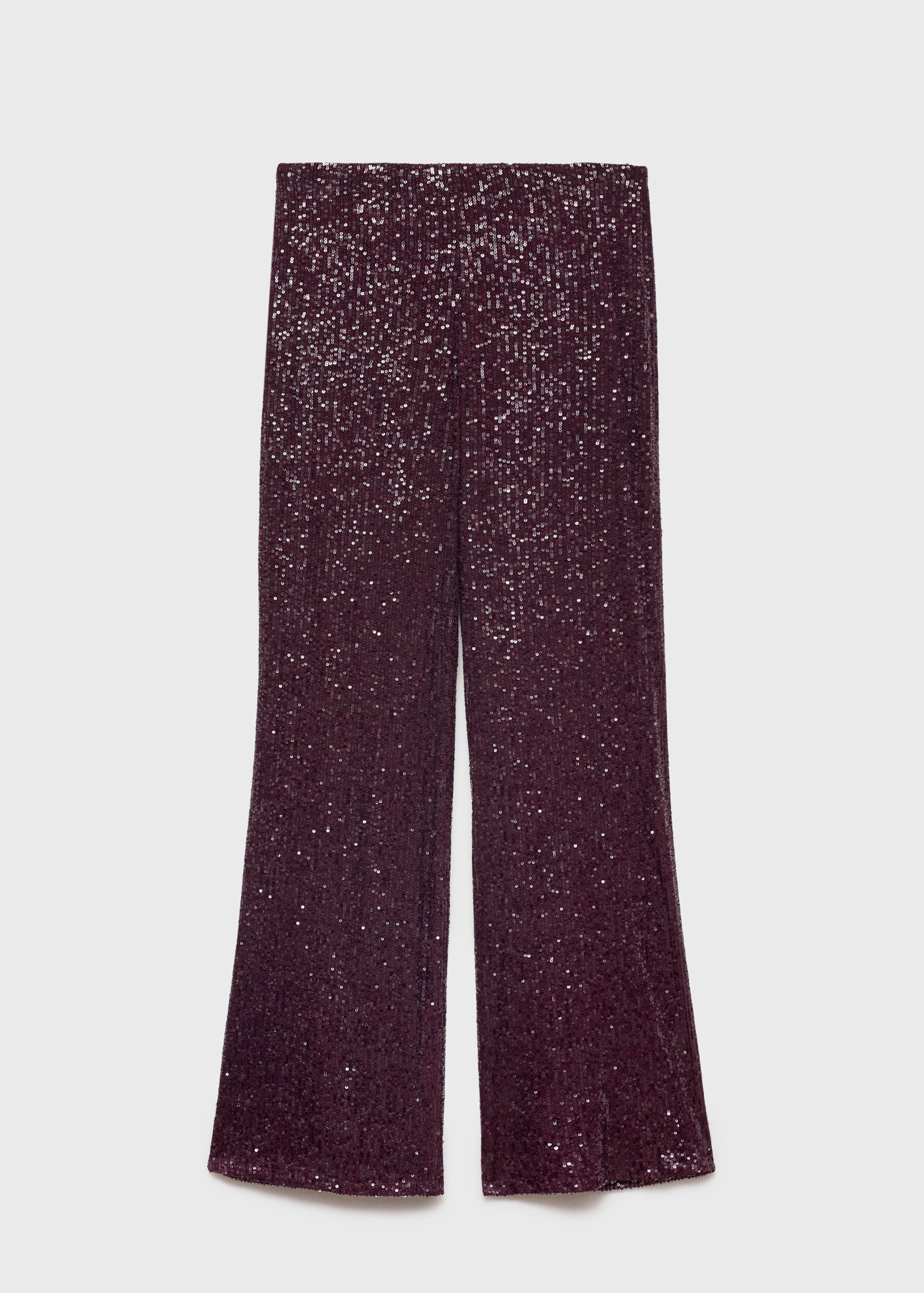 Sequined palazzo trousers - Article without model