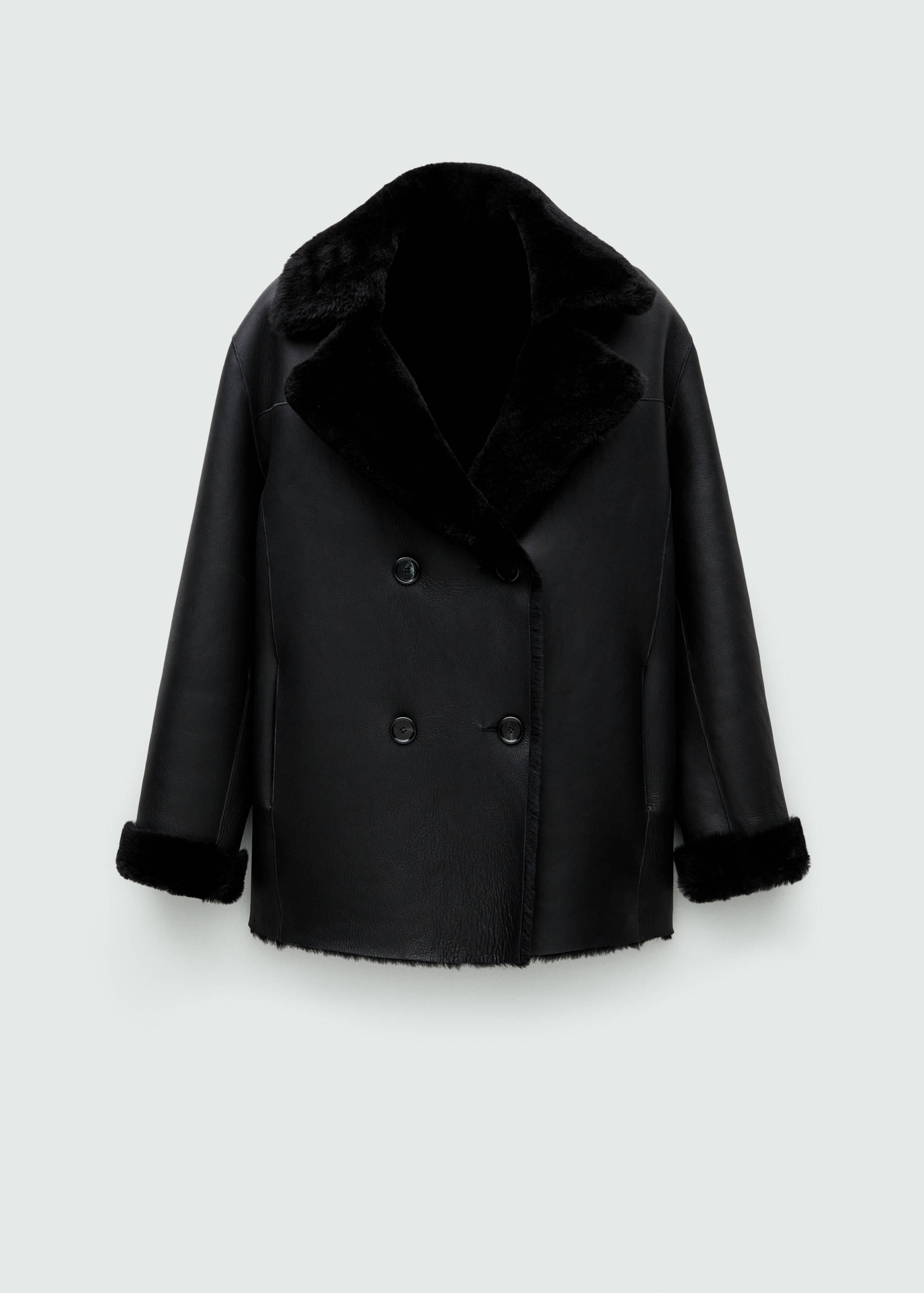 Skinnjacka med dubbelknäppning - Artikel utan modell