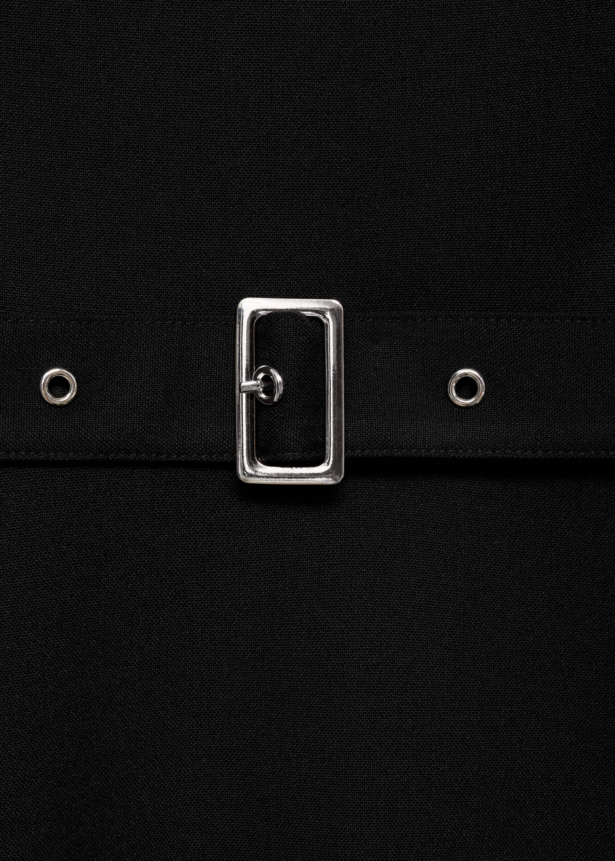 Asymmetrical dress with belt - Details of the article 8