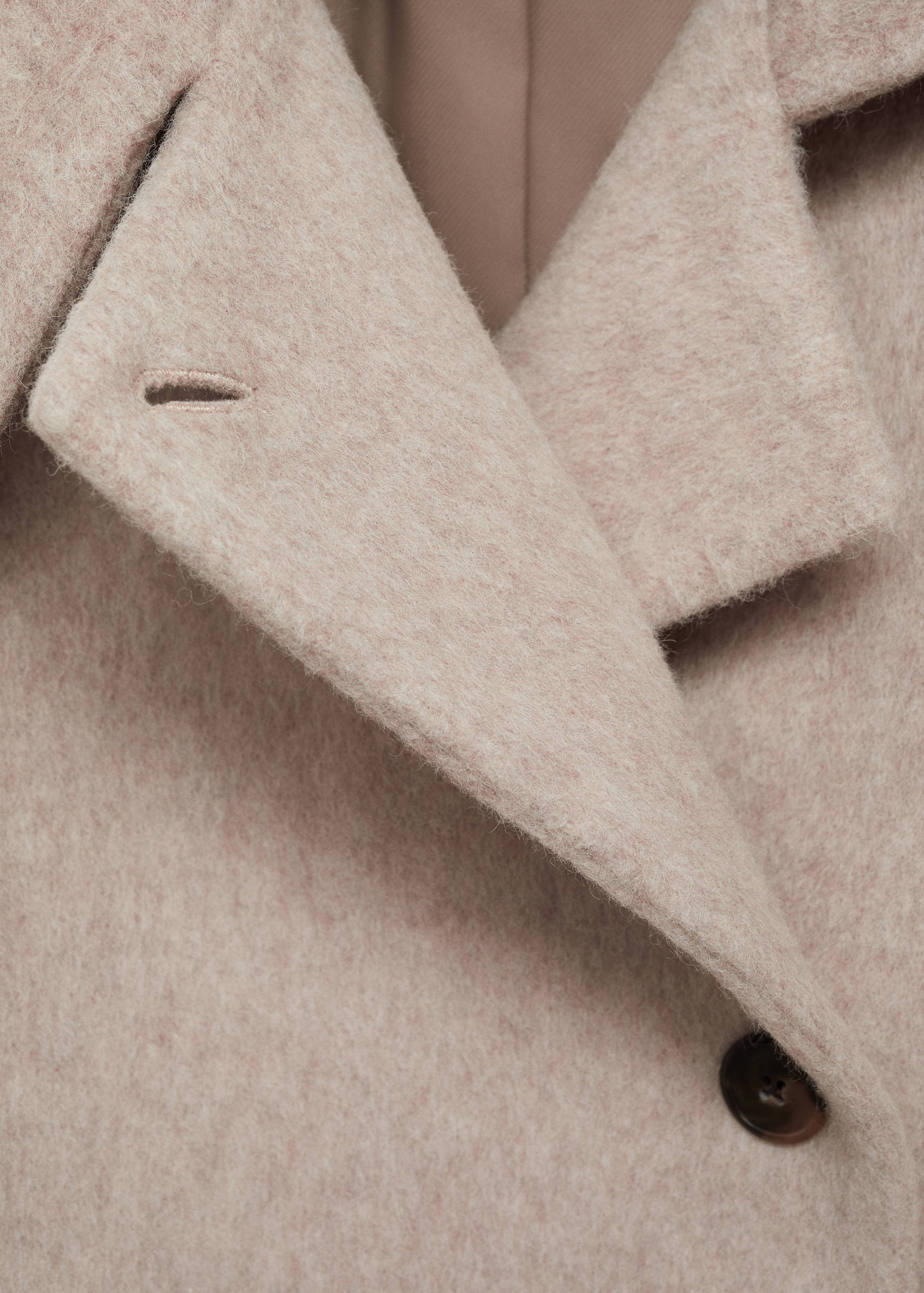Turtleneck wool coat - Details of the article 0