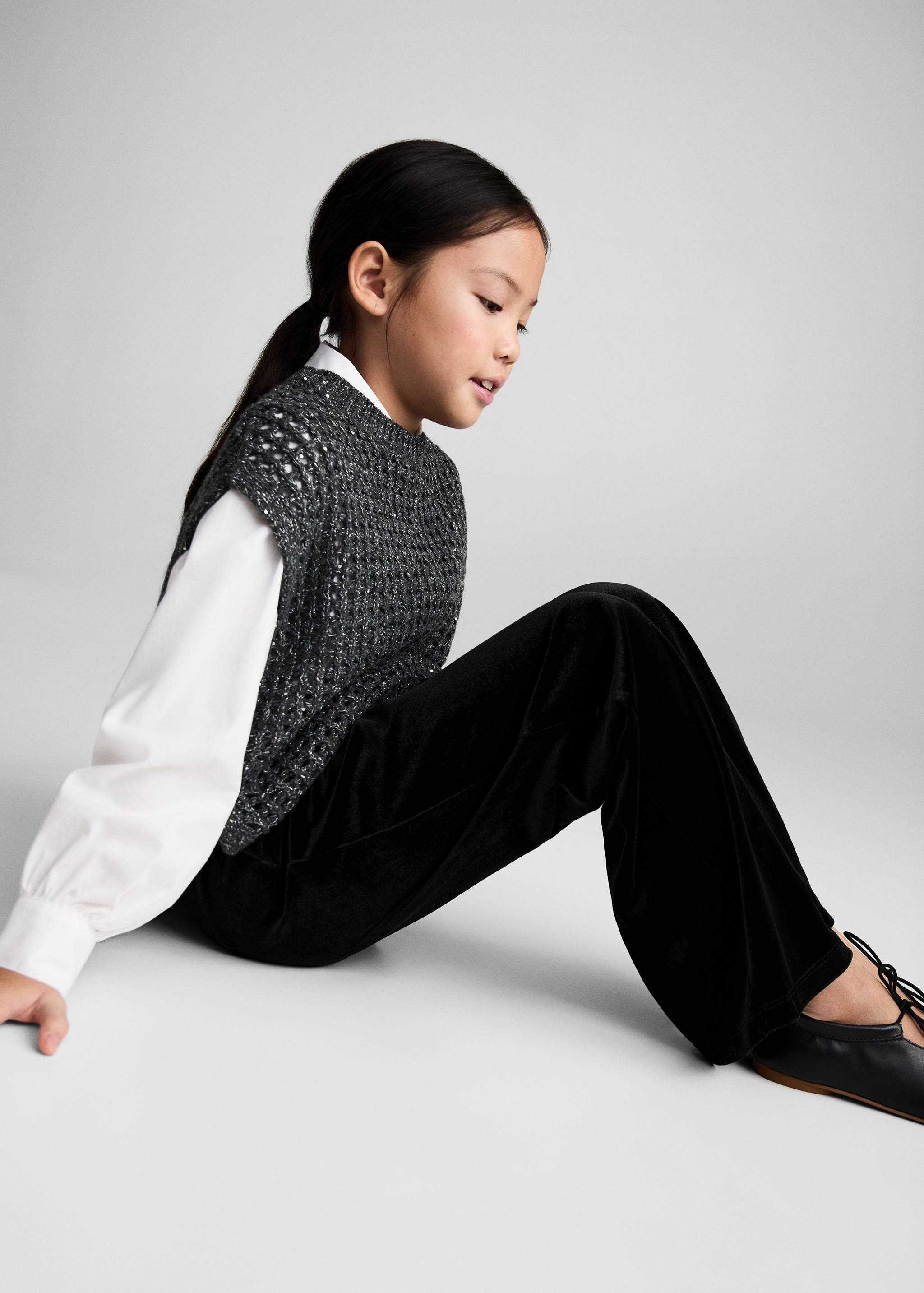 Velvet trousers - Details of the article 1