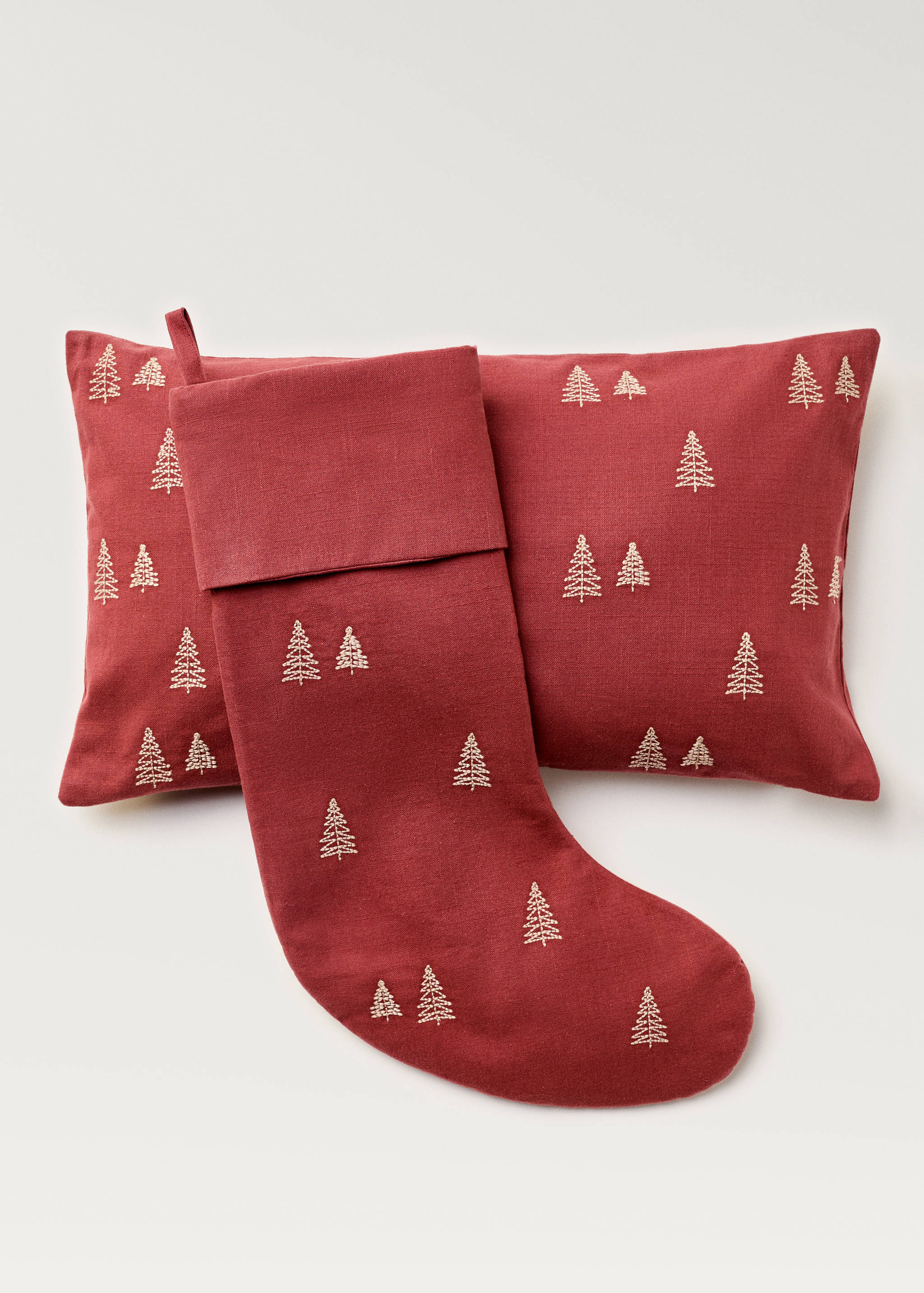 Décoration chaussette broderie arbre - Détail de l'article 4