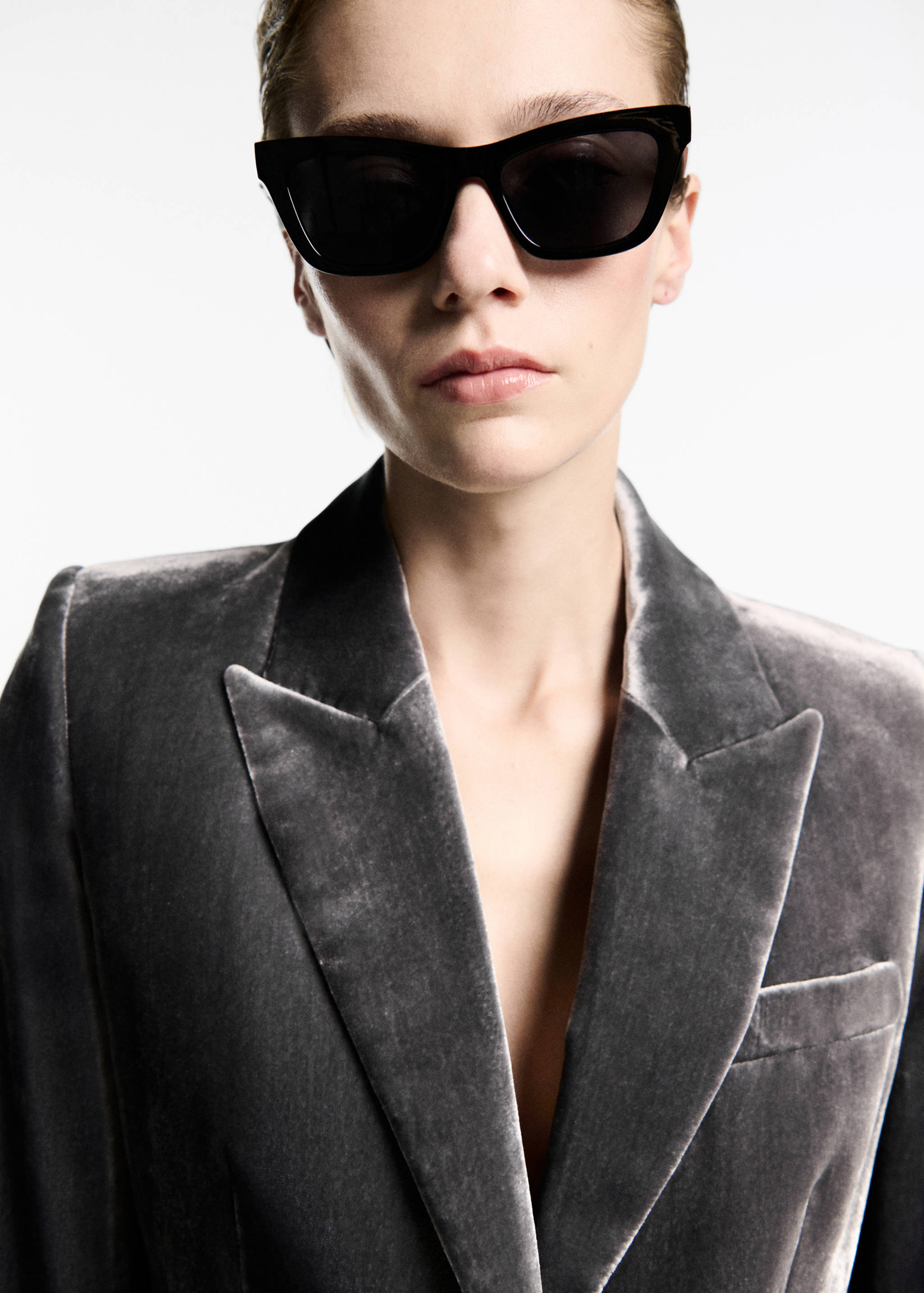 Velvet suit jacket - Details of the article 1