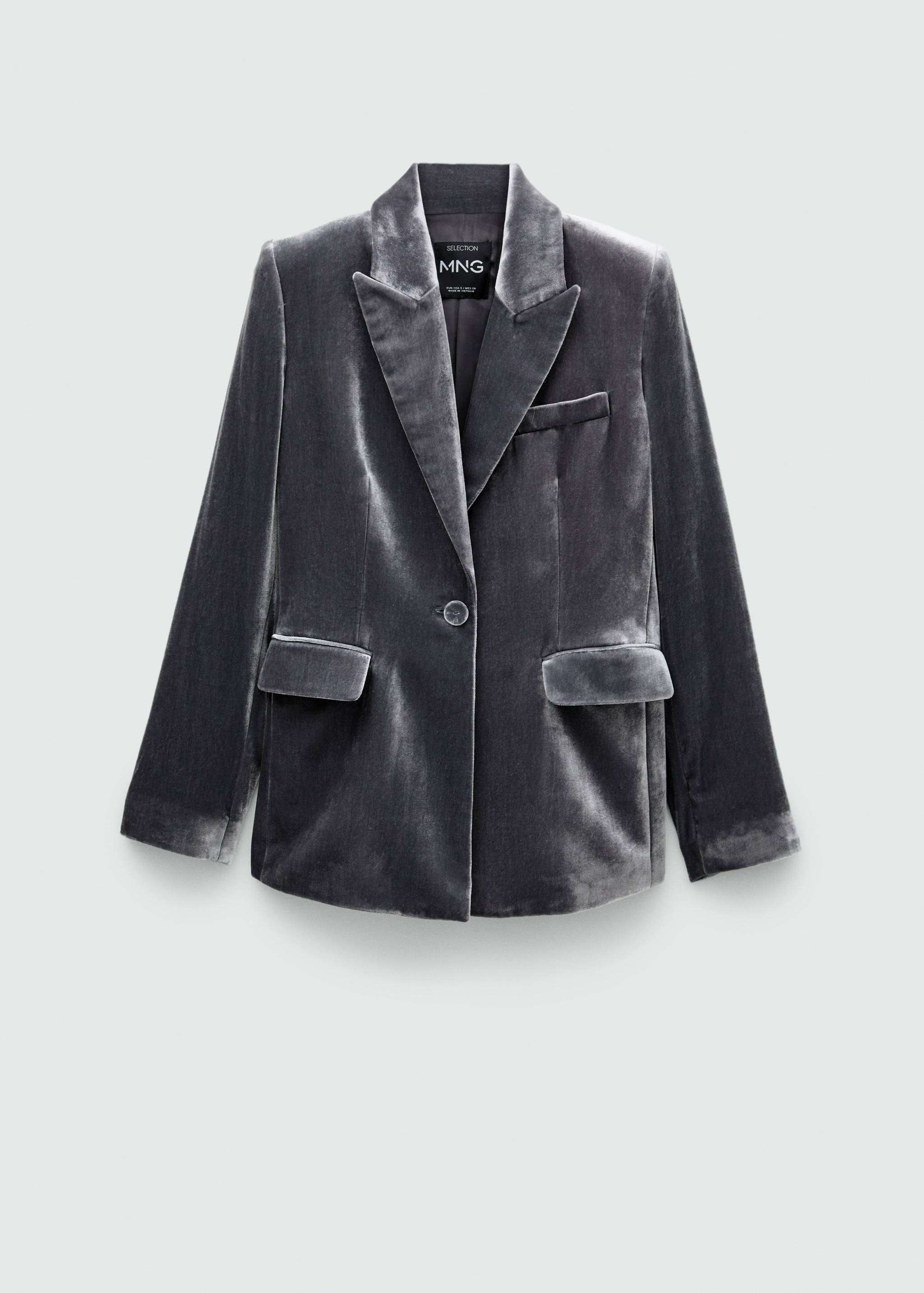 Velvet suit jacket - Article without model