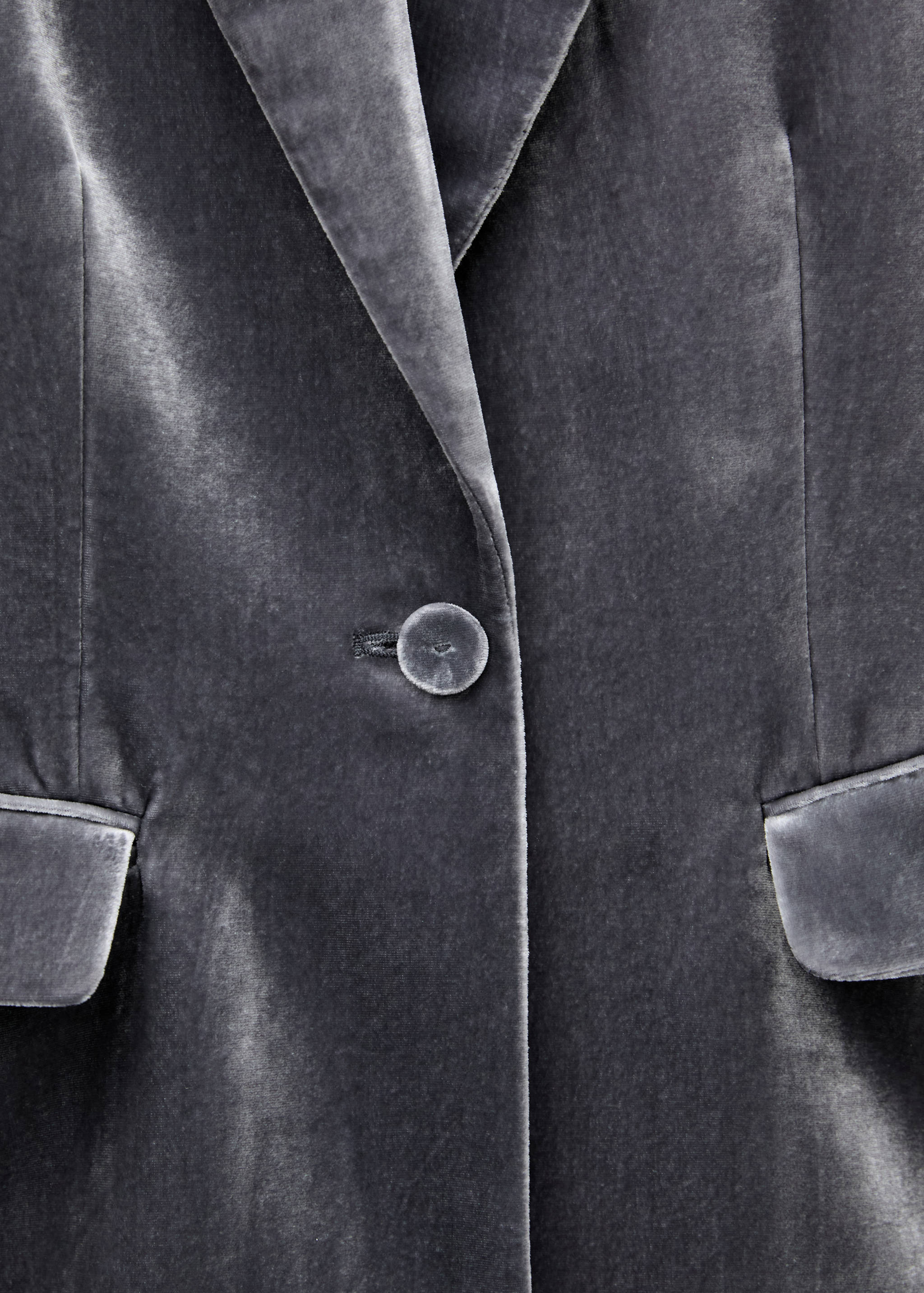 Velvet suit jacket - Details of the article 0