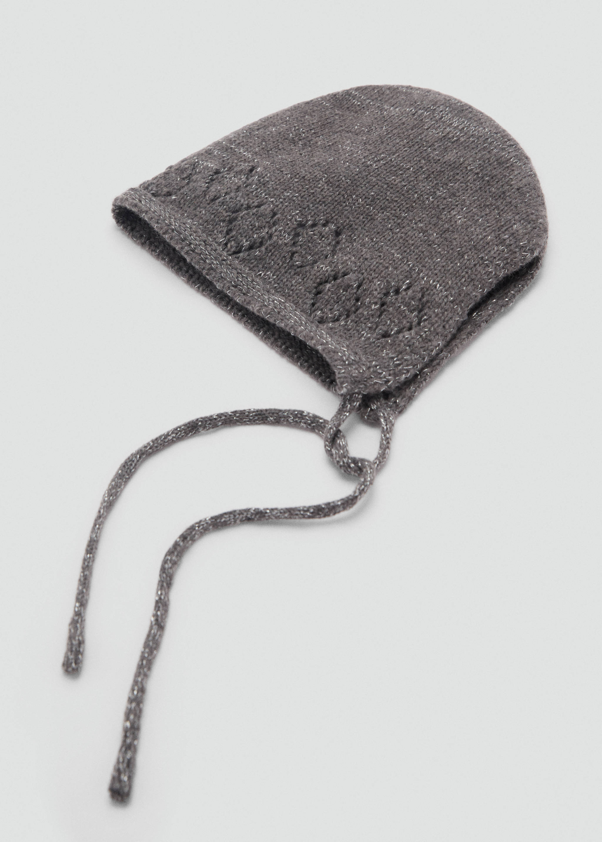 Wool knit beanie - Medium plane