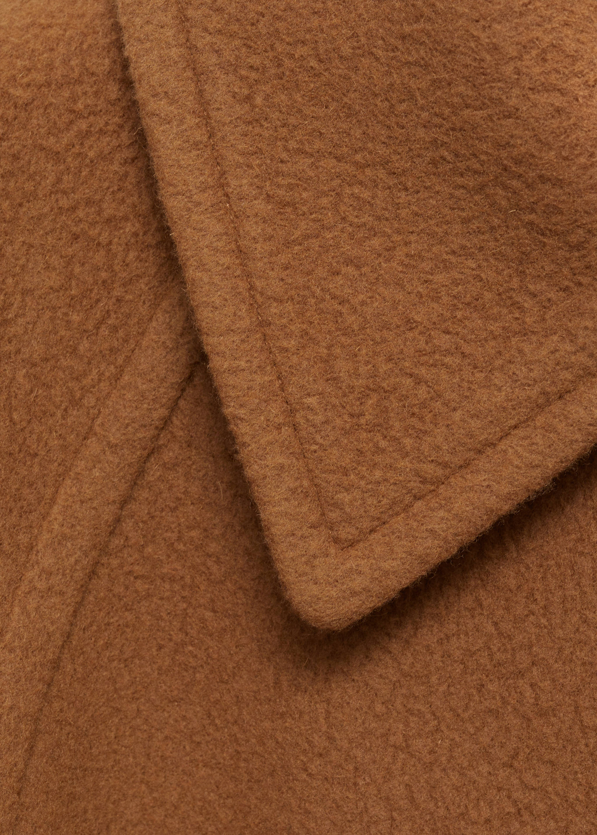 Woollen coat with belt - Details of the article 8