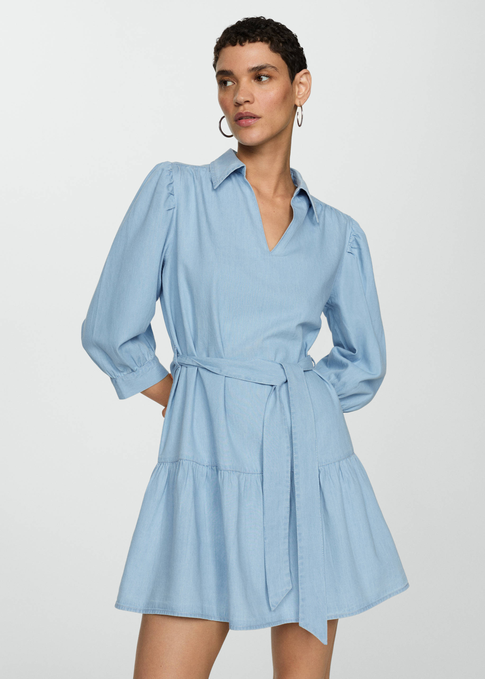 Bow short dress - Medium plane