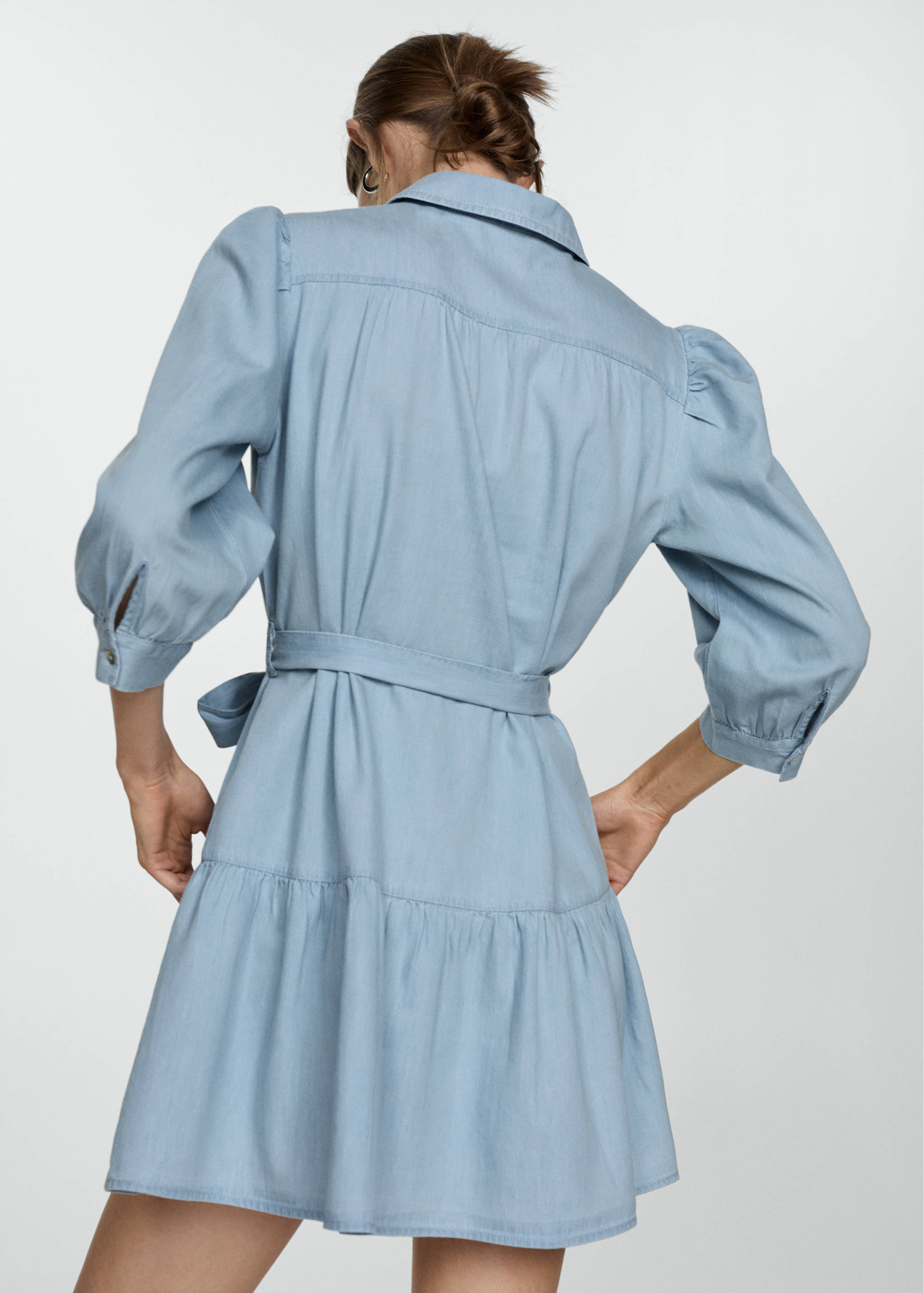 Vestido corto lazo - Reverso del artículo