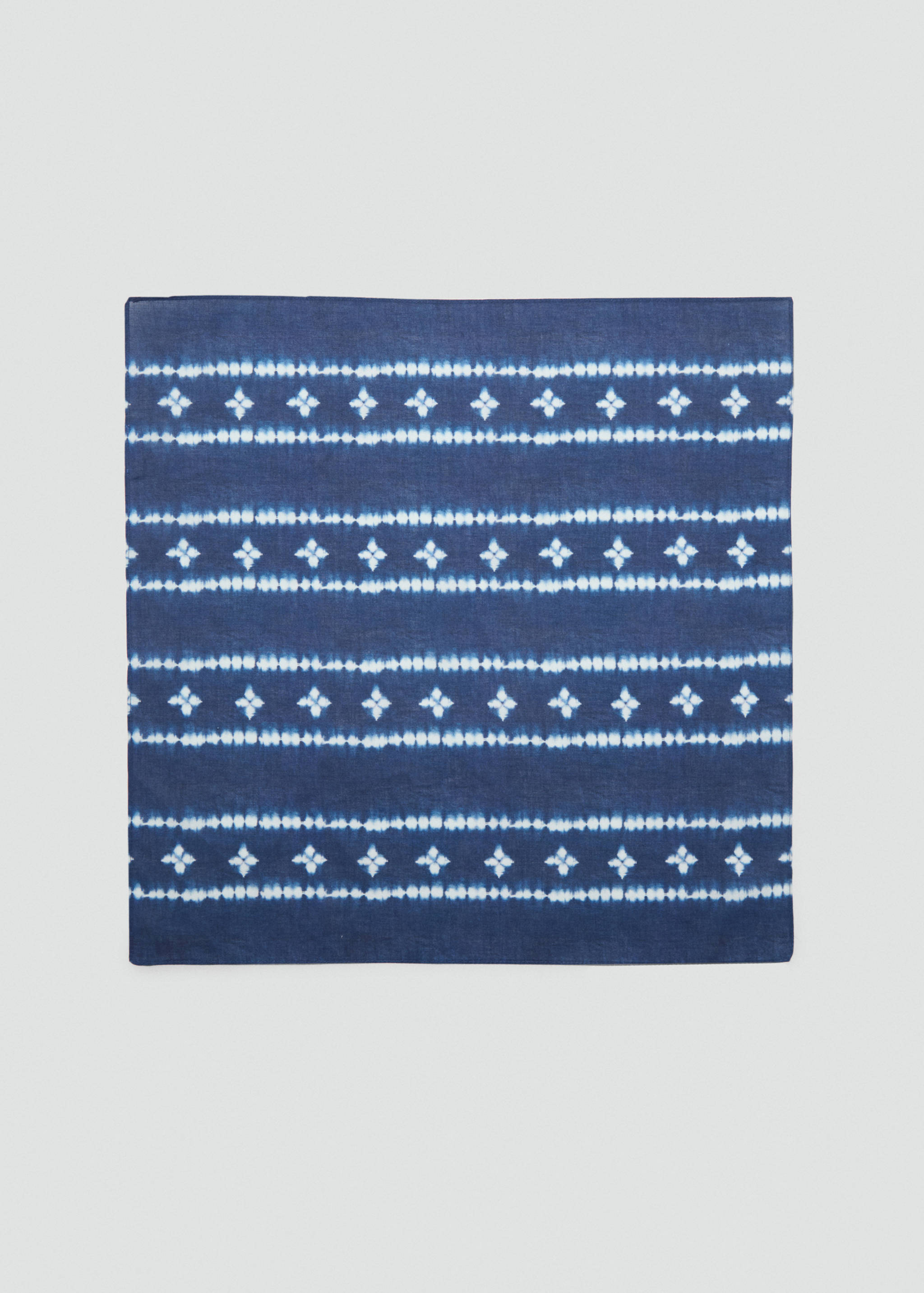 印花棉质围巾 - null