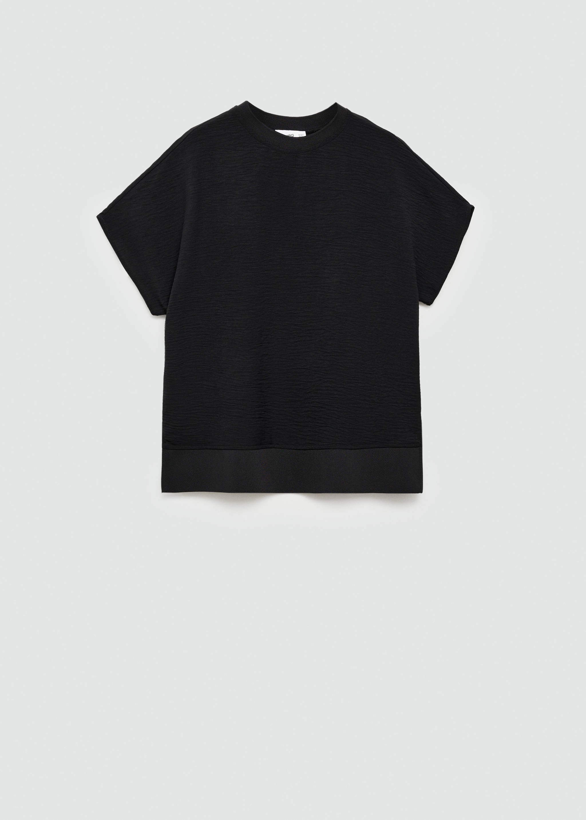 تي شيرت فضفاض بأكمام قصيرة - منتج دون نموذج