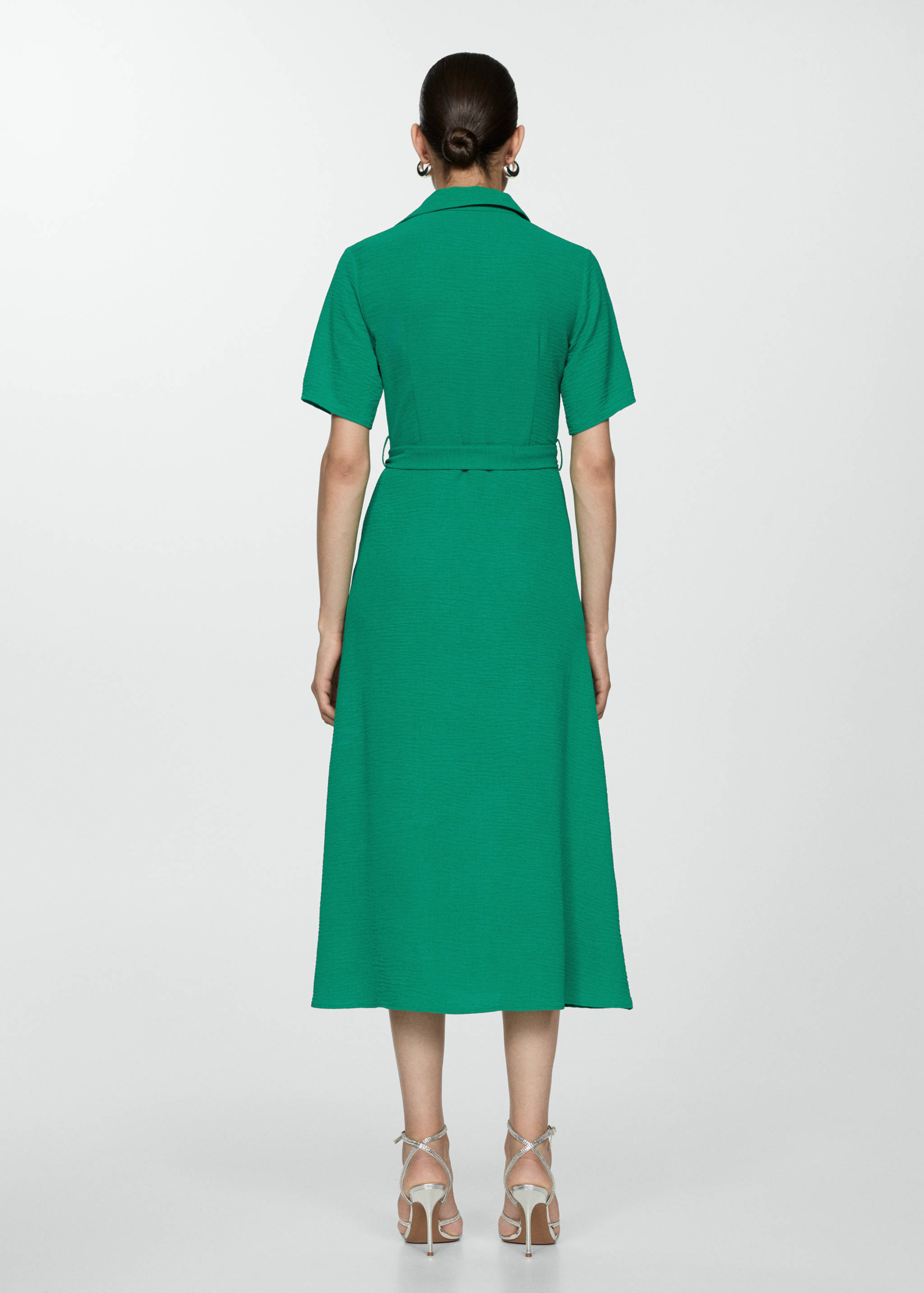 Bow shirt dress - Reverse of the article