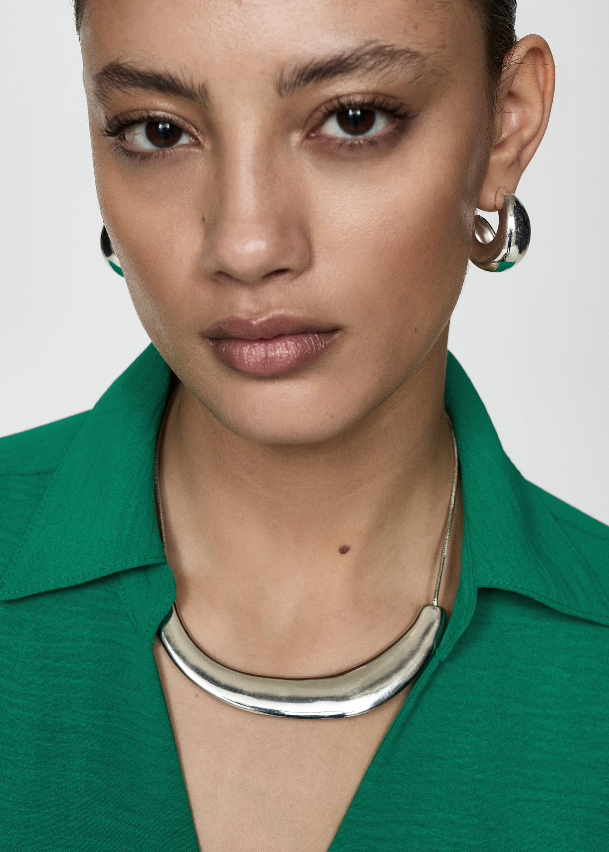 Bow shirt dress - Details of the article 1