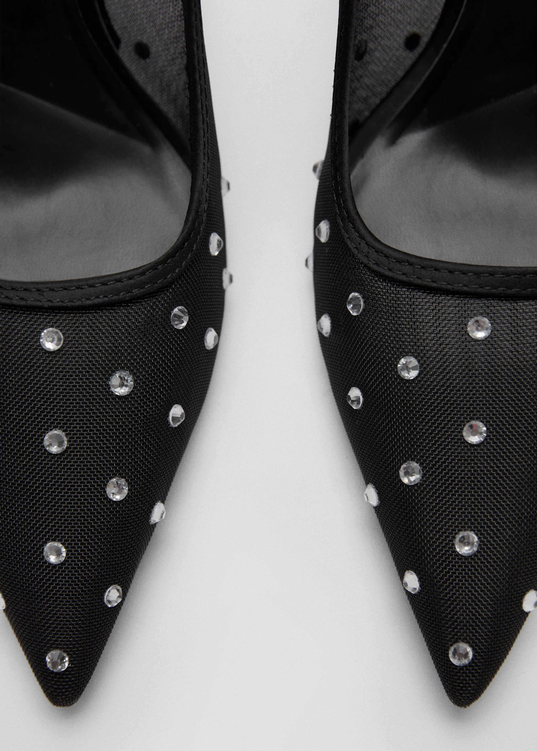 Glitter mesh heeled shoes - Details of the article 2