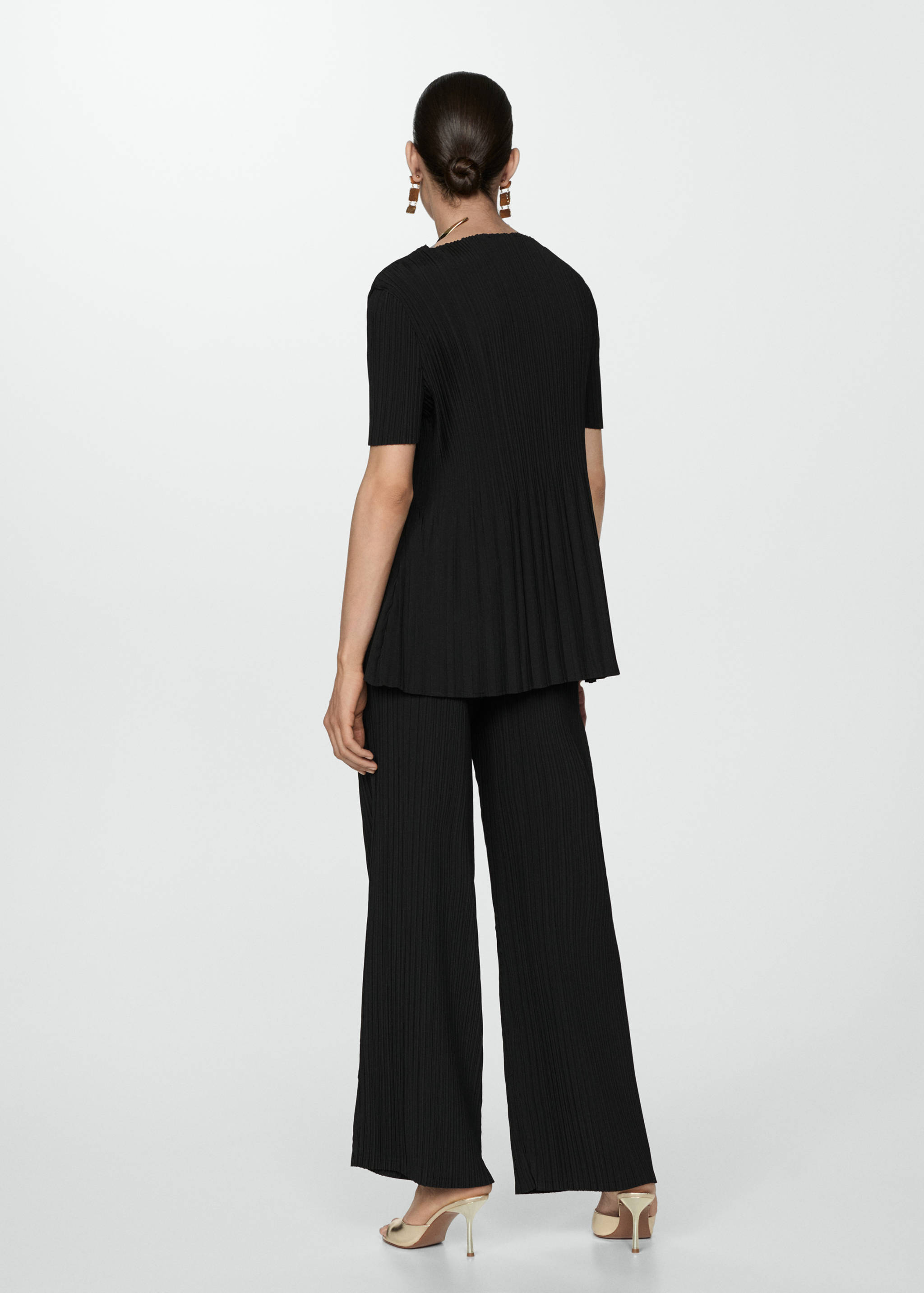 Pantalon plissé fluide - Verso de l’article