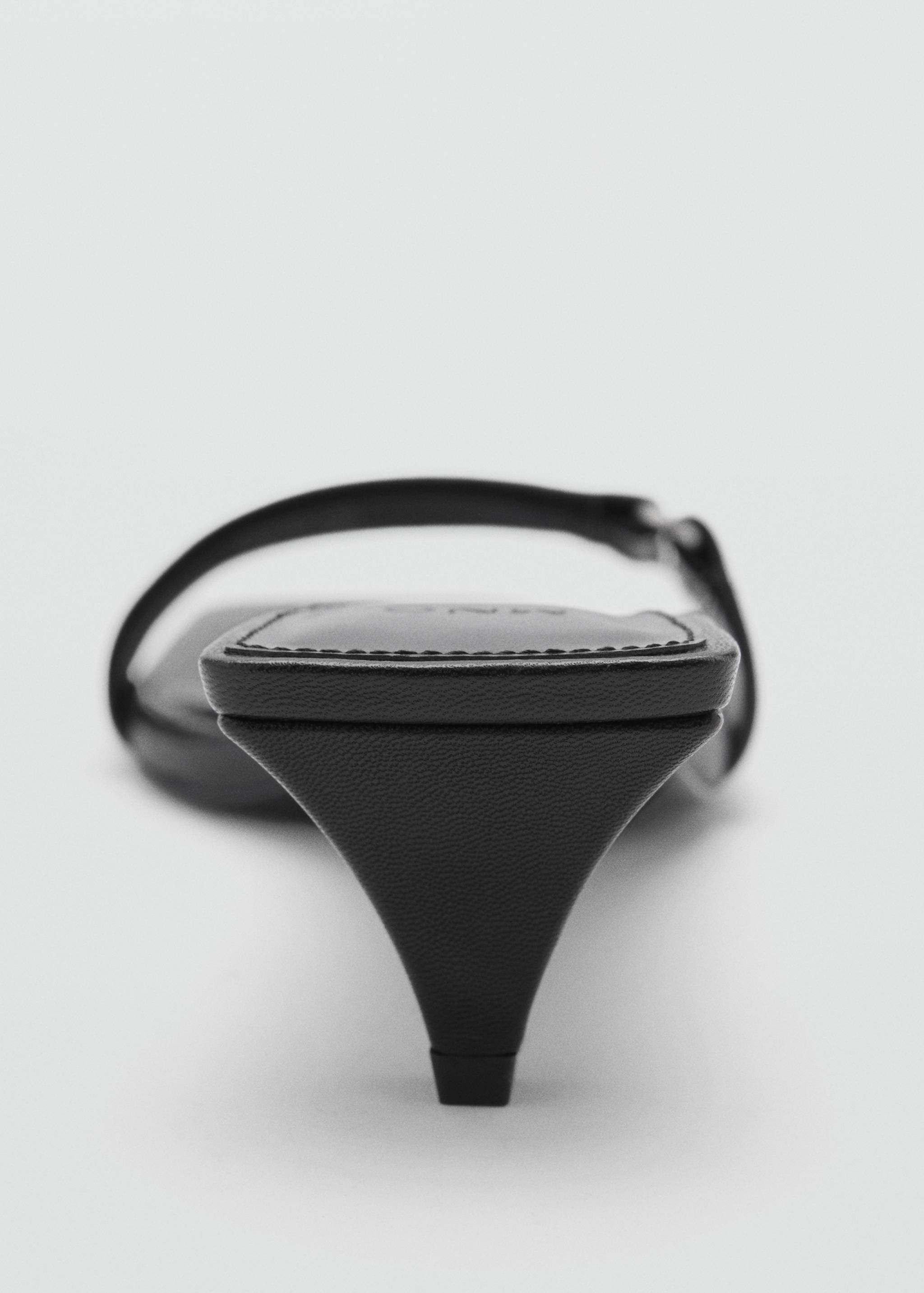 Heel leather sandals - Details of the article 1