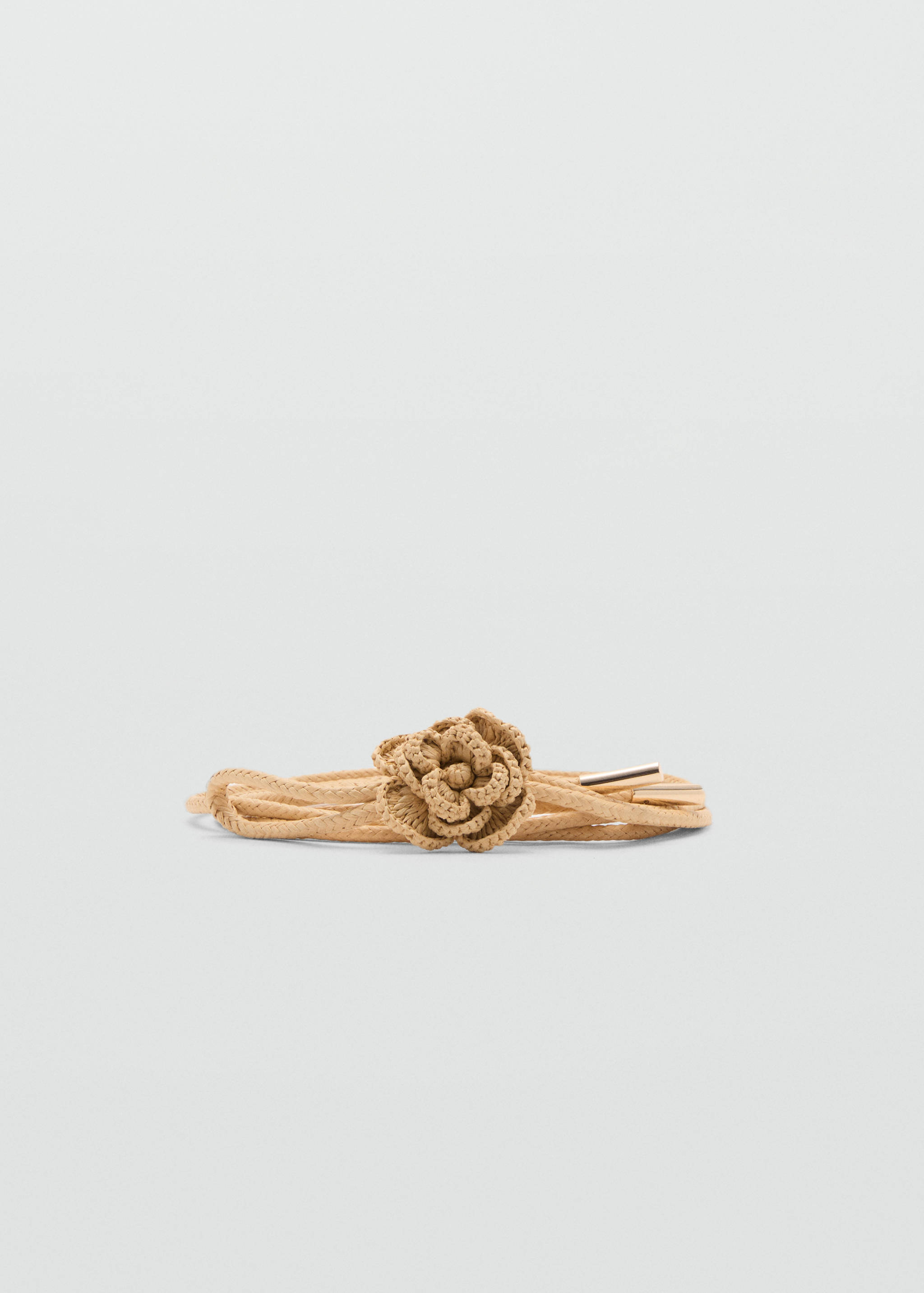 Braided floral belt - Article without model