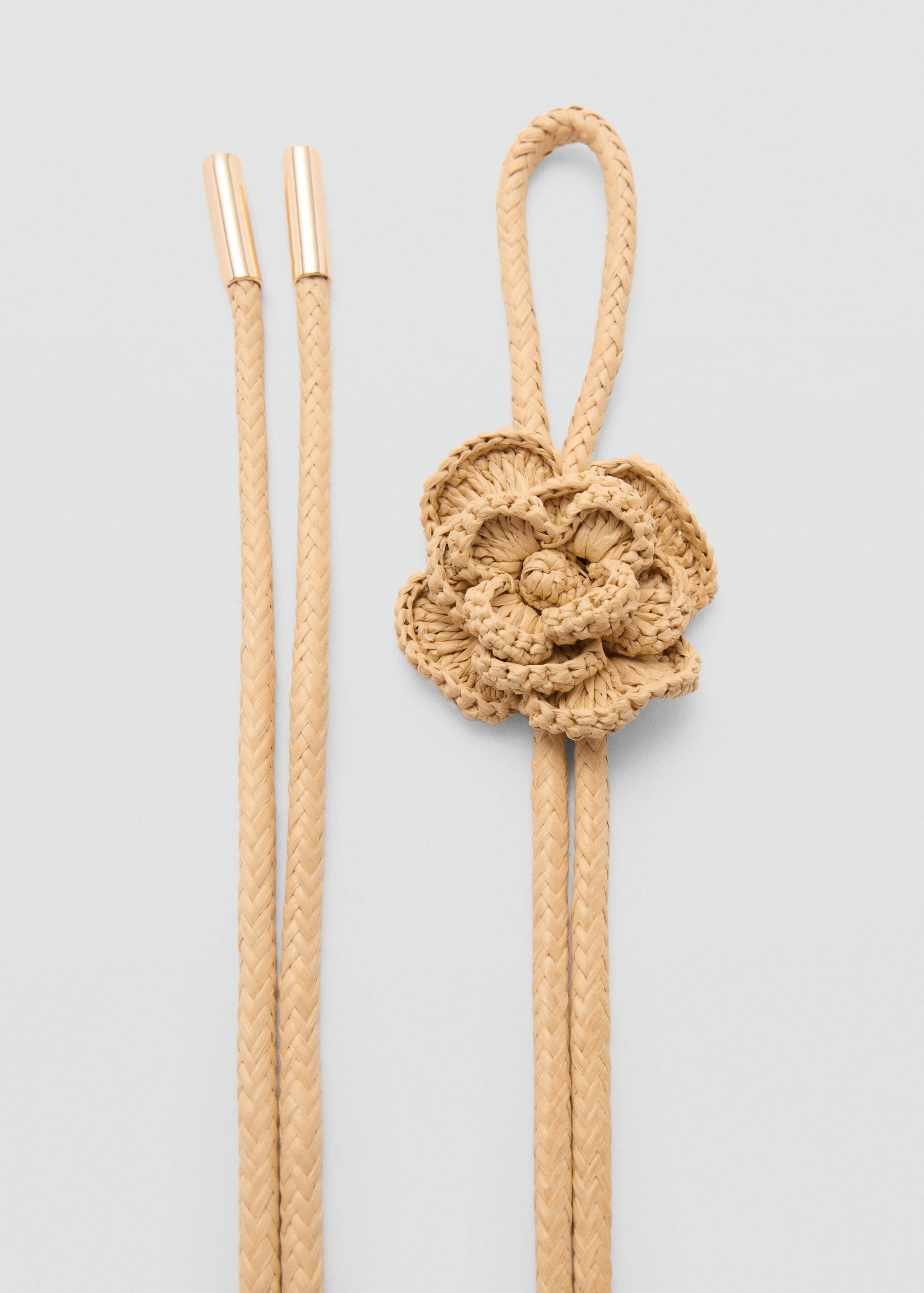 Braided floral belt - Details of the article 1