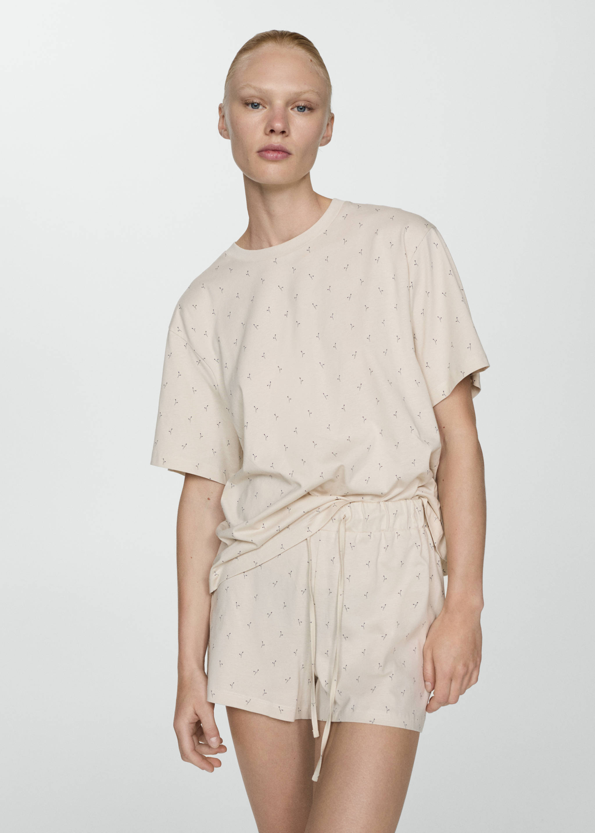 Two-piece short pyjamas - Medium plane