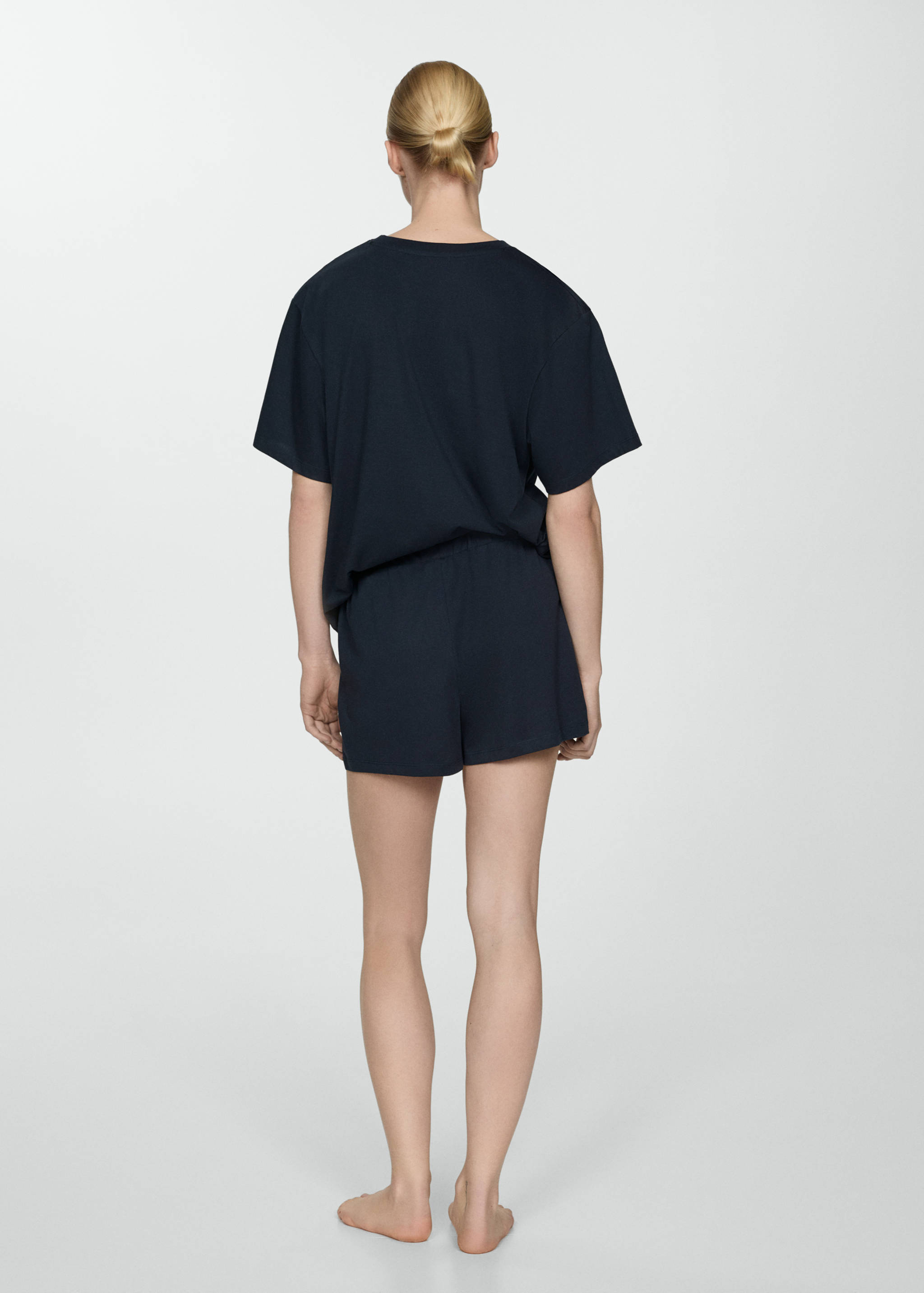 Two-piece short pyjamas - Reverse of the article