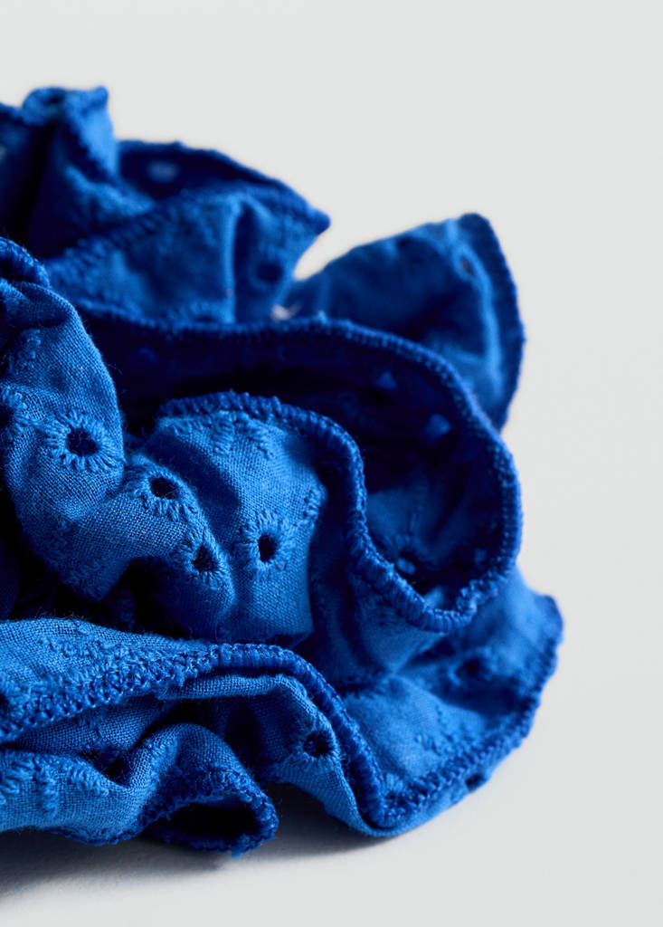 Embroidered maxi-scrunchie - thumbnail 2