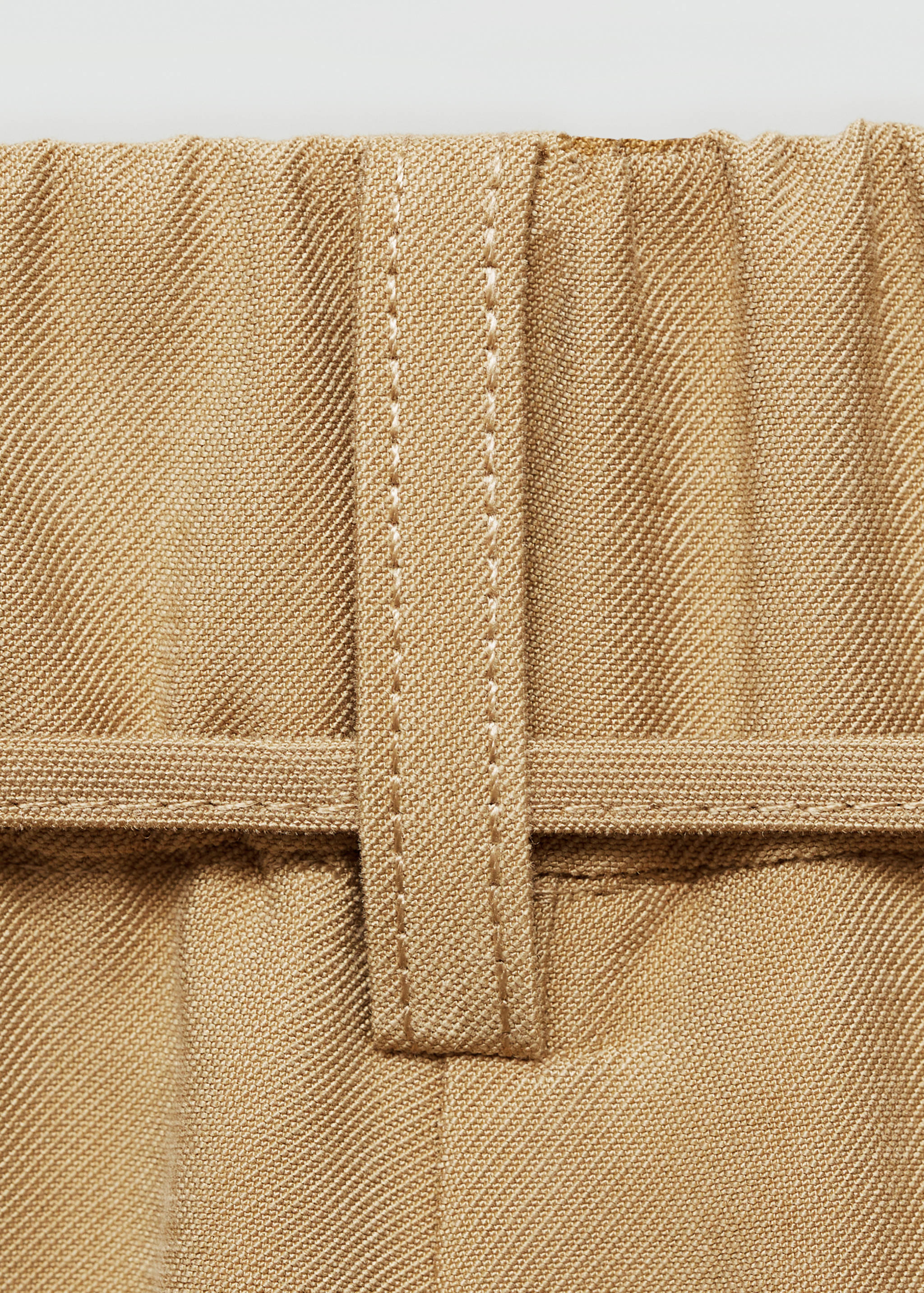 Wide leg trousers with elastic waist - Details of the article 0