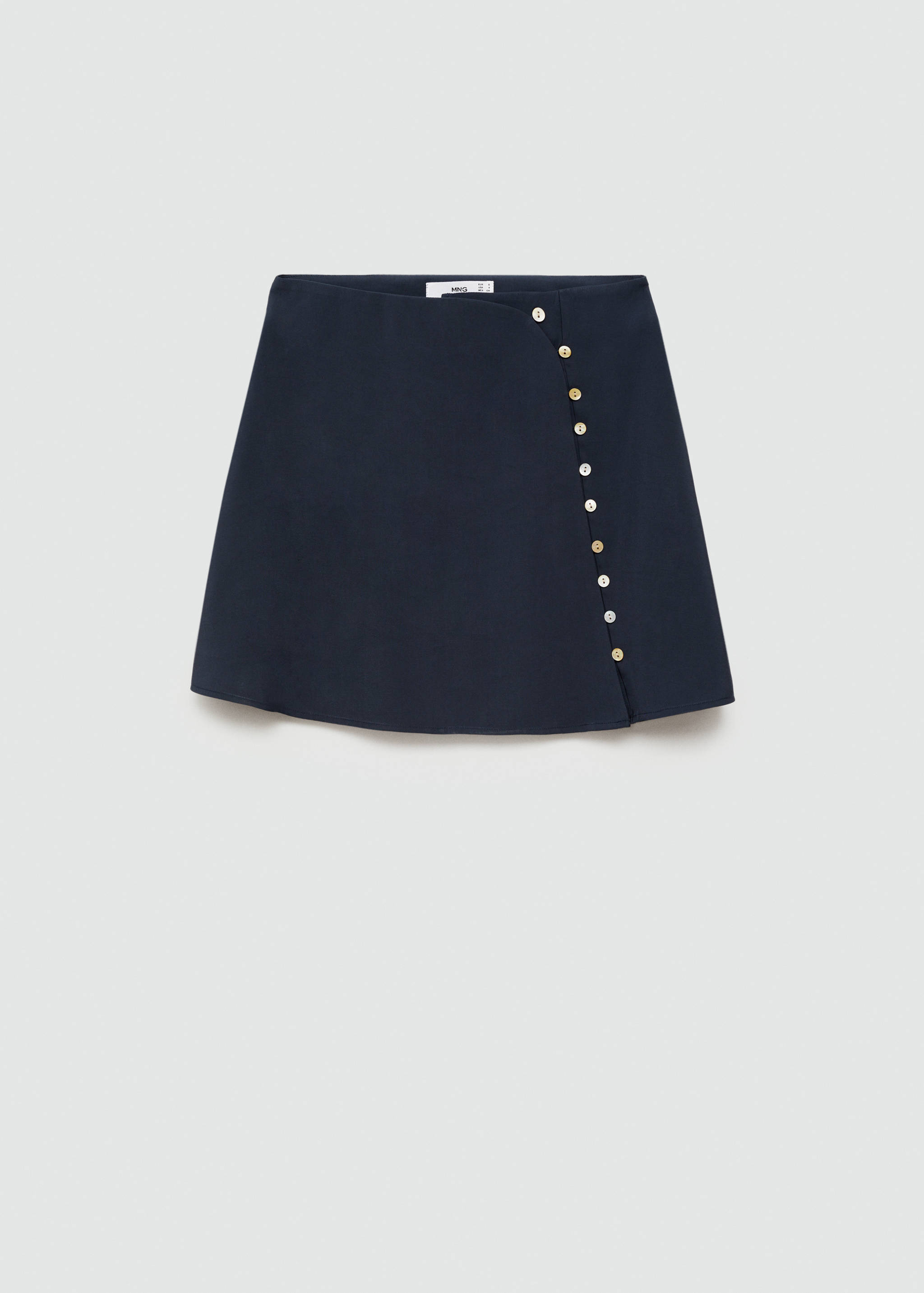 Mini-skirt with decorative buttons - Article without model