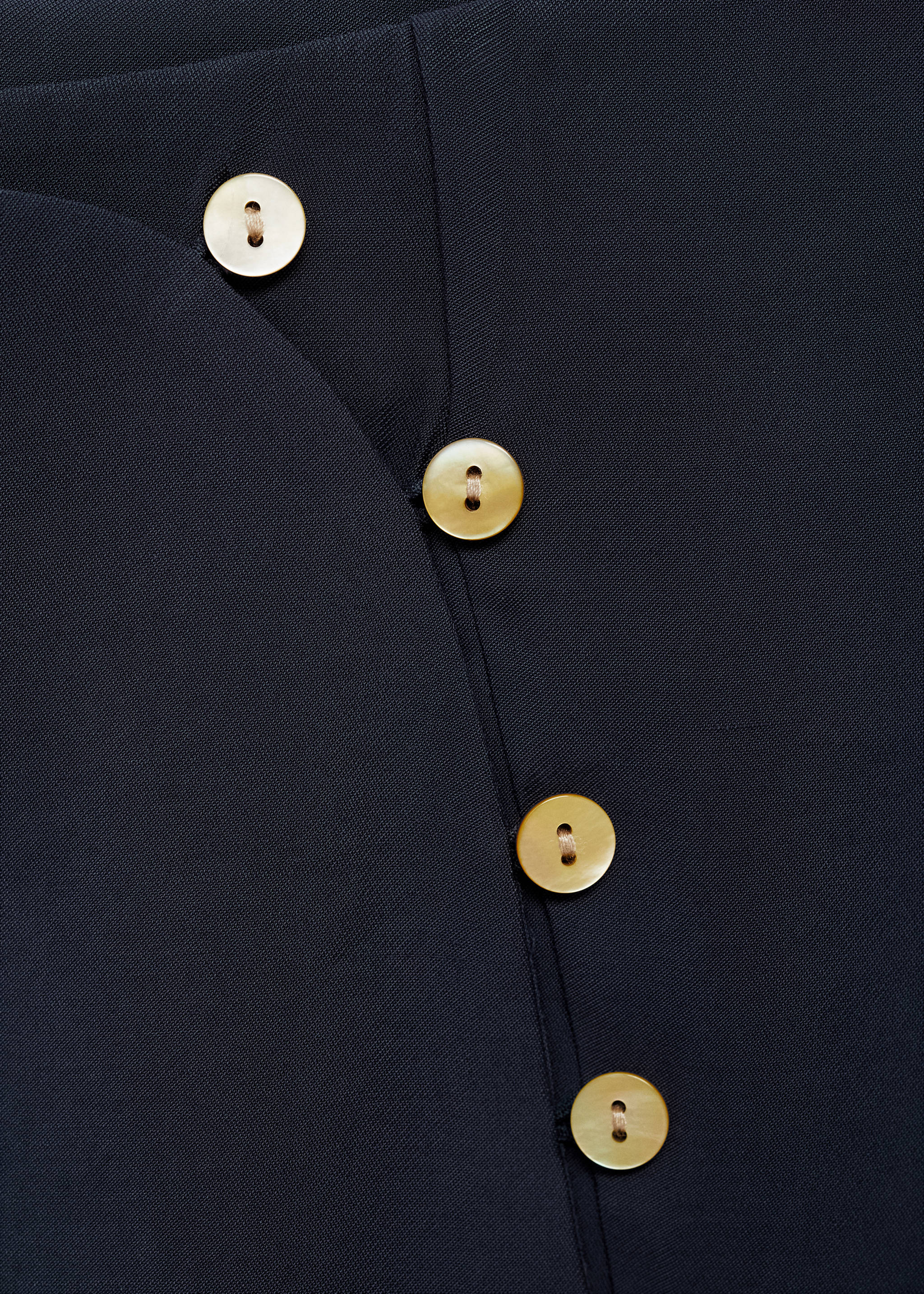 Mini-skirt with decorative buttons - Details of the article 8