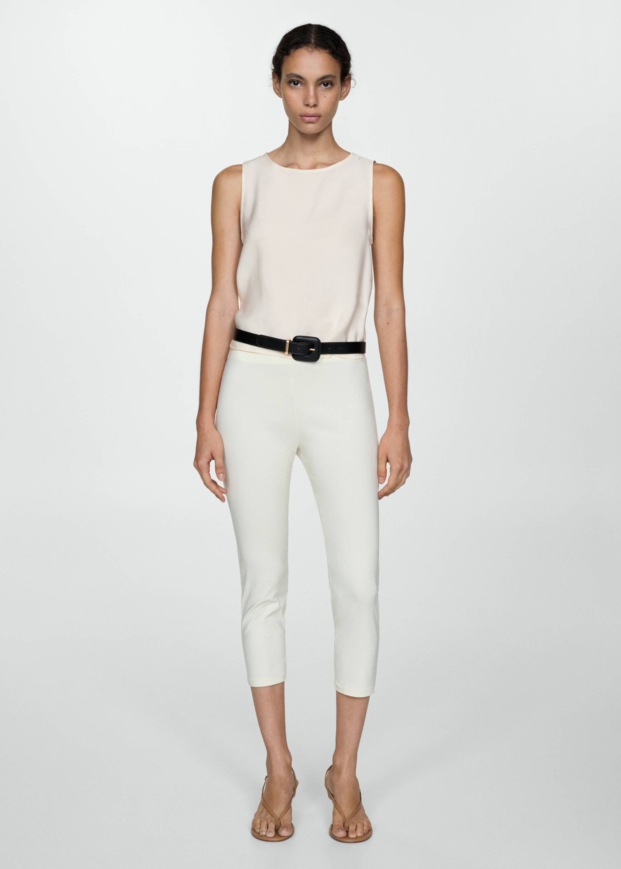 Fluid strapless top - General plane