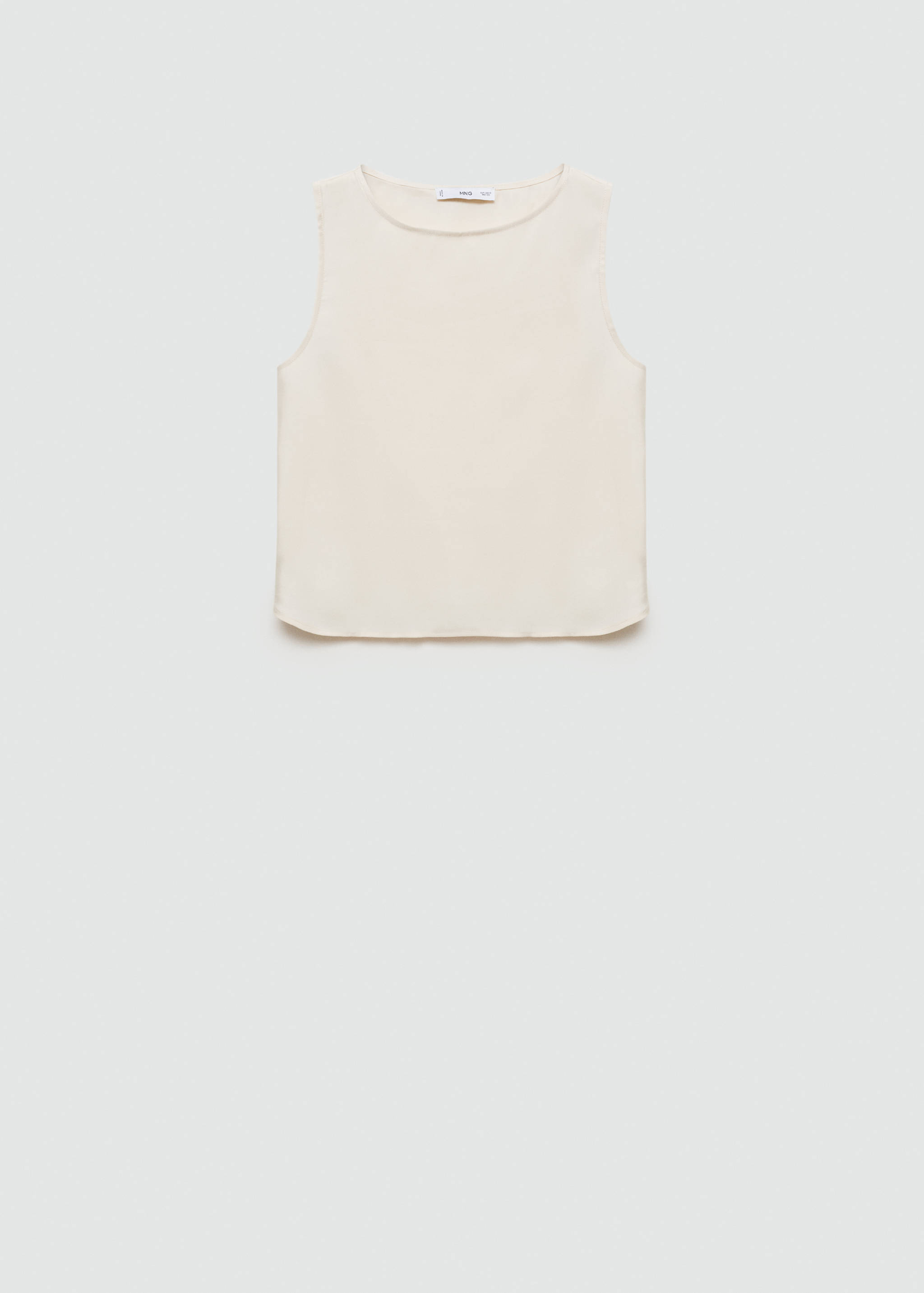 Fluid strapless top - Article without model