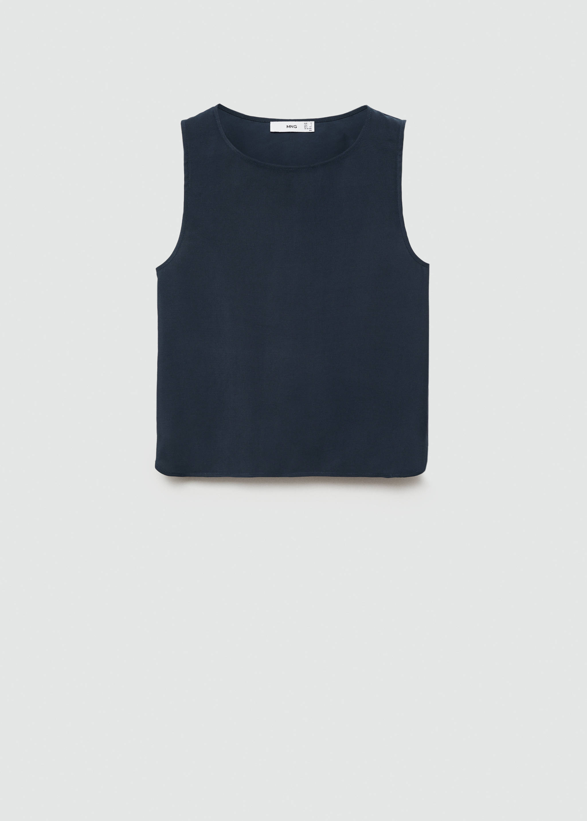 Fluid strapless top - Article without model