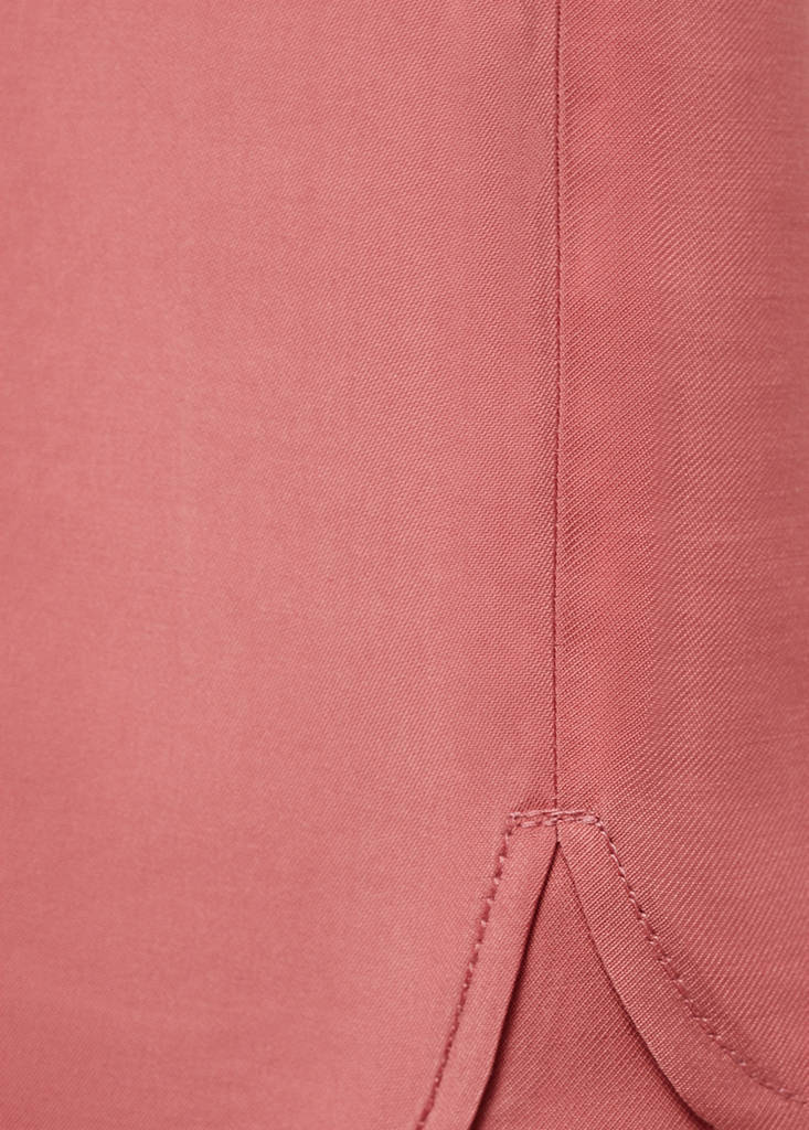 Fluid strapless top — Pastel Pink