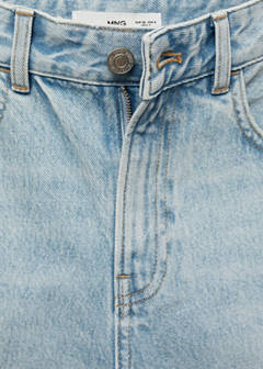 Straight-fit denim bermuda shorts — Light Blue 3