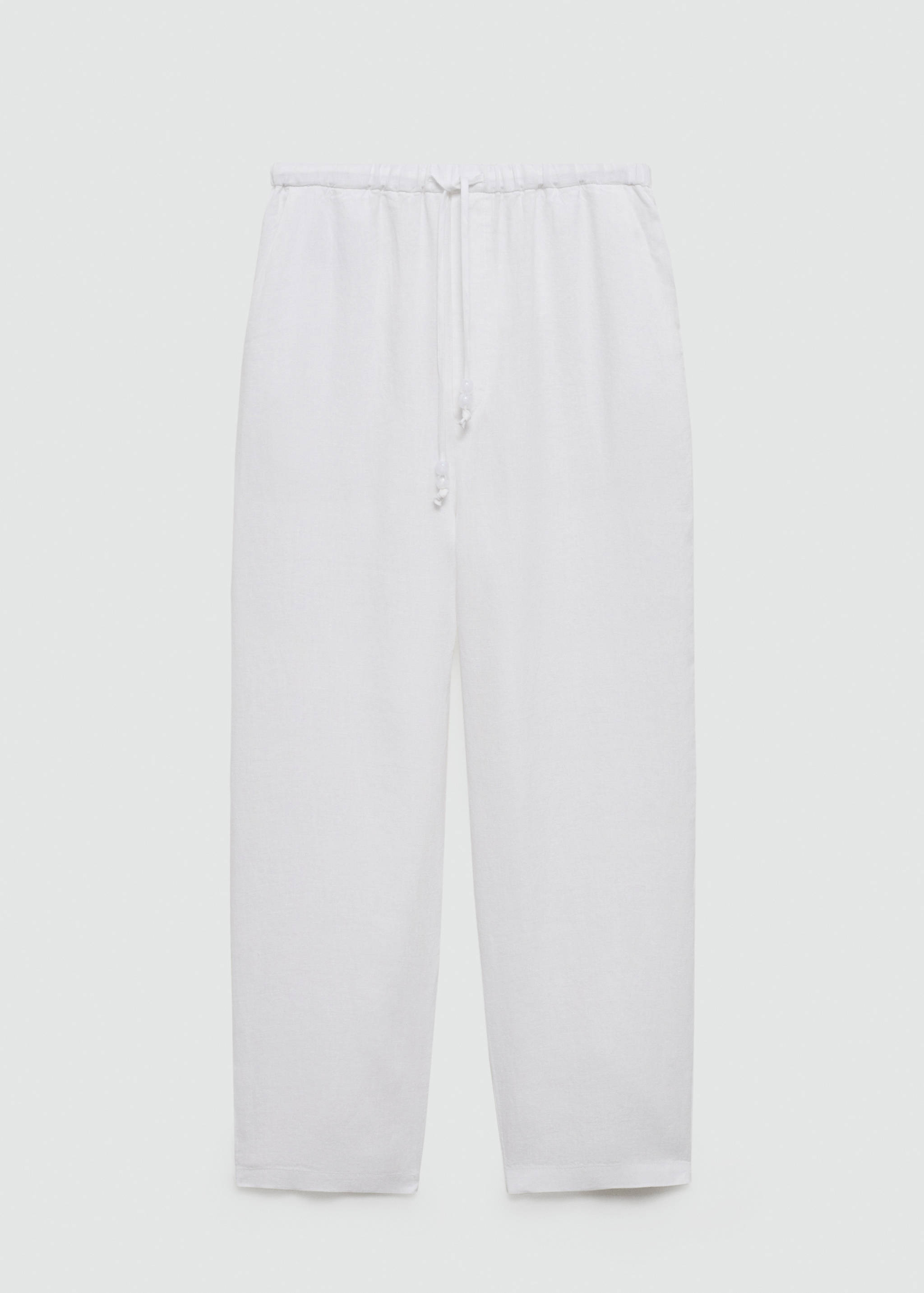 Linen jogger trousers - Article without model