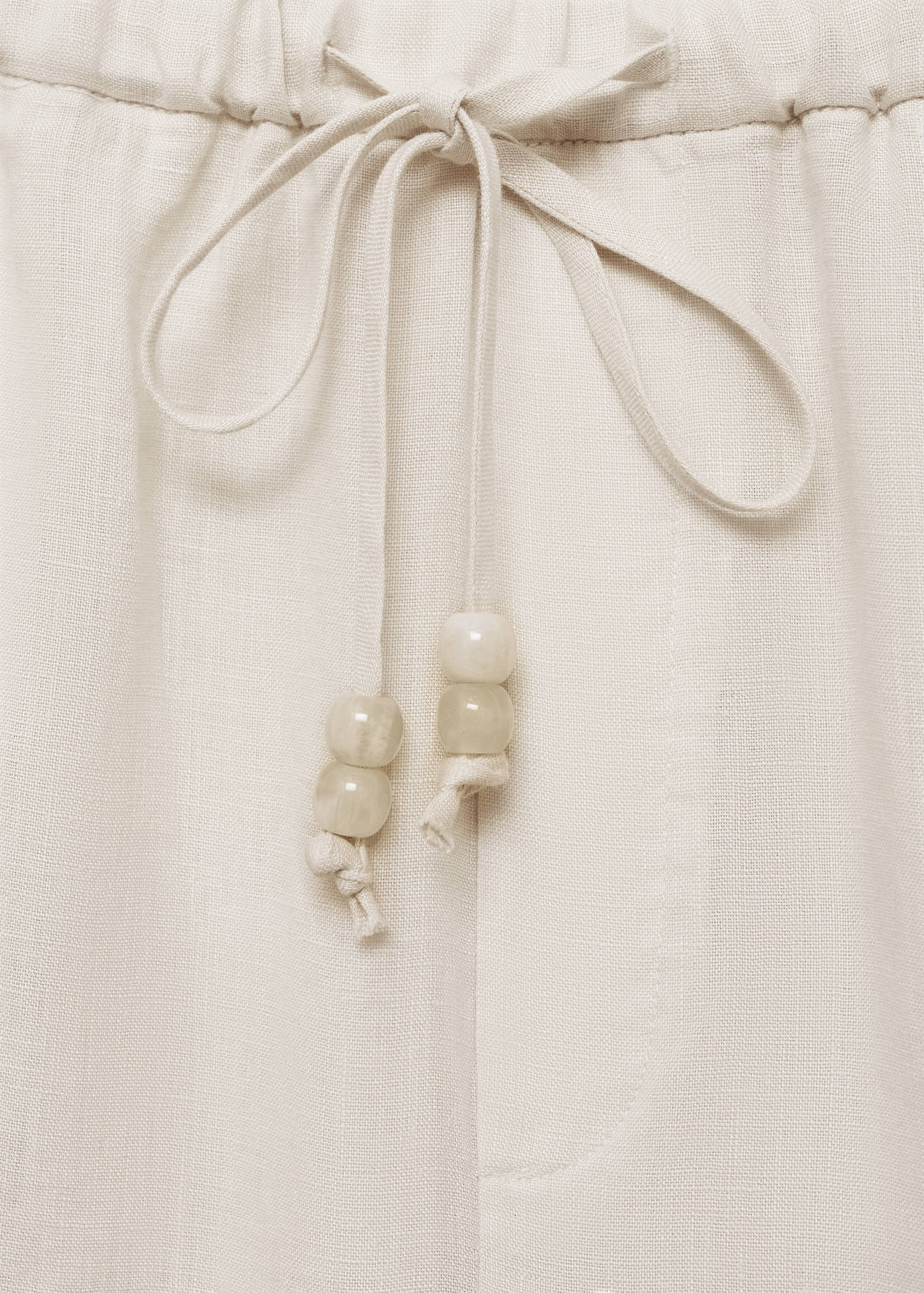 Linen jogger trousers - Details of the article 8