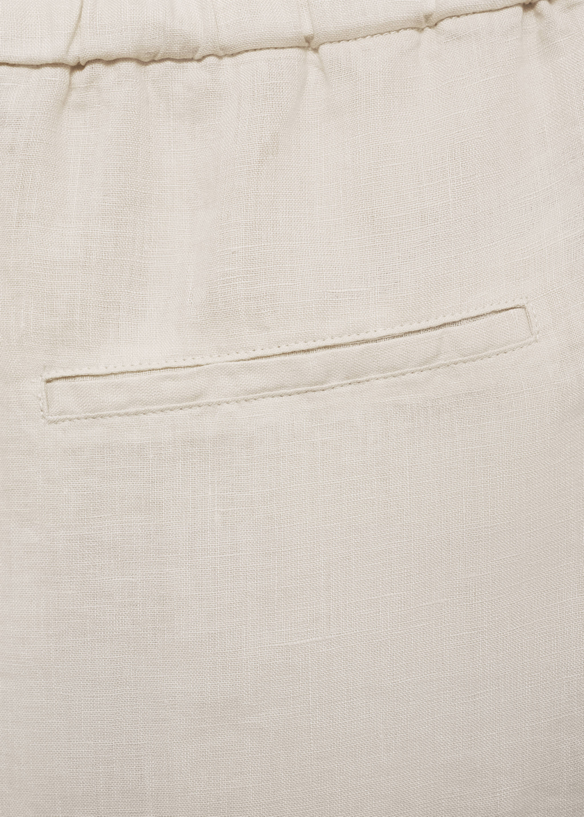 Linen jogger trousers - Details of the article 0