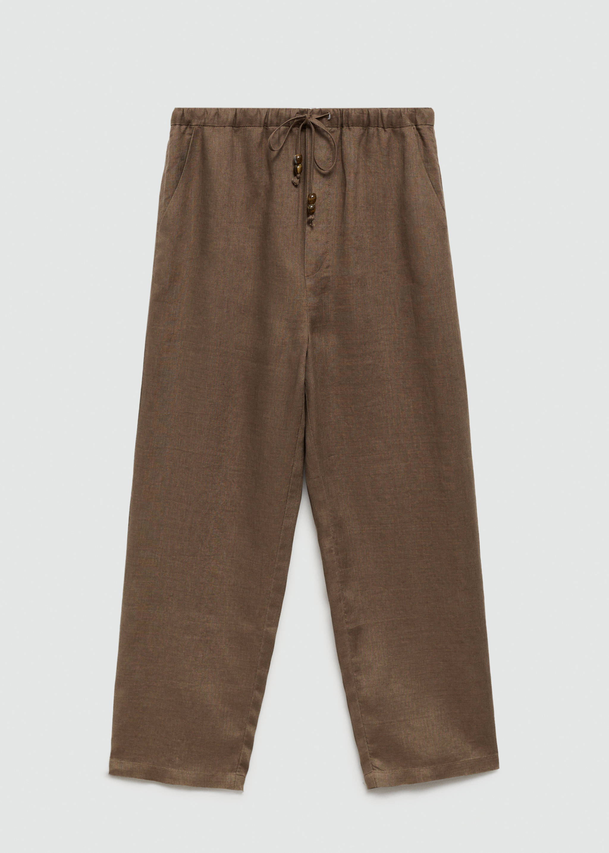 Linen jogger trousers - Article without model