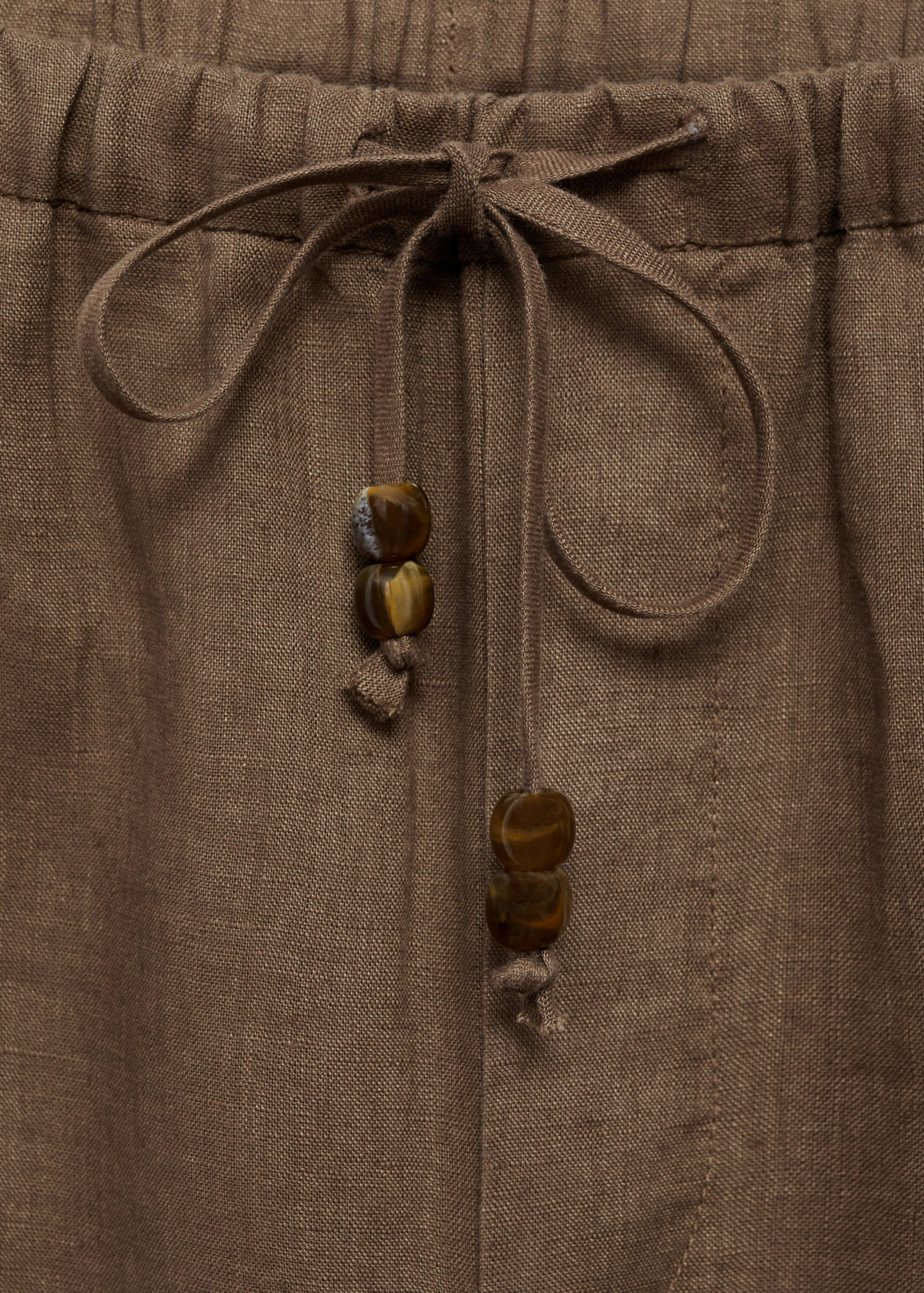 Linen jogger trousers - Details of the article 8