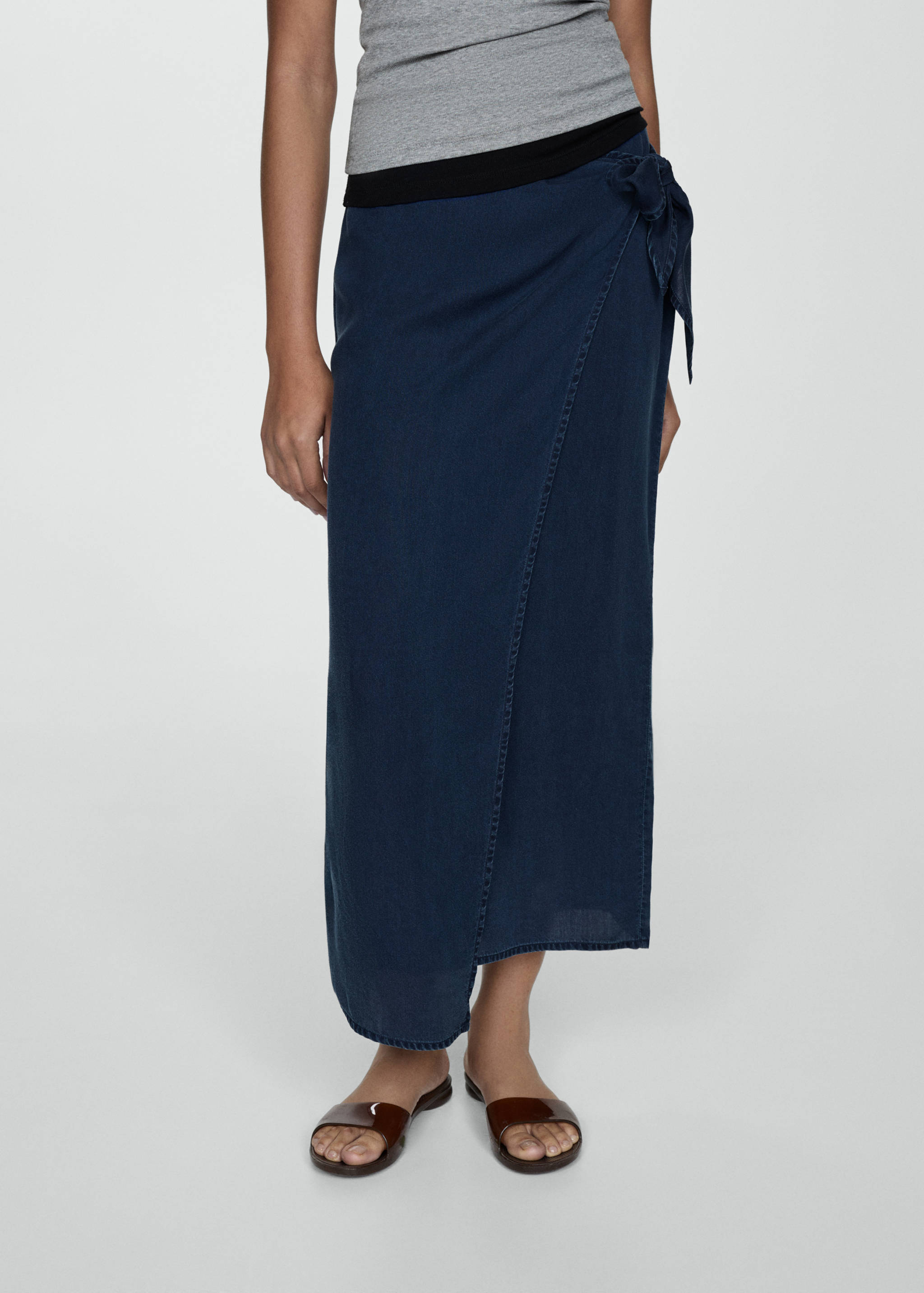 Jupe paréo Lyocell - Plan moyen